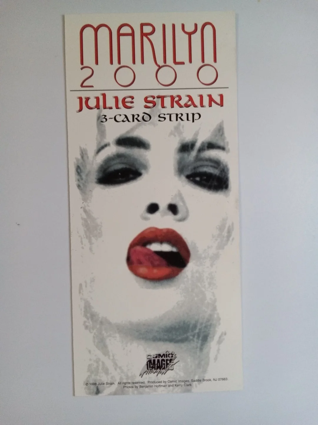 Julie Strain Signed Marilyn 2000 3 Cards Strip - Guaranteed Genuine Auto, изображение 4