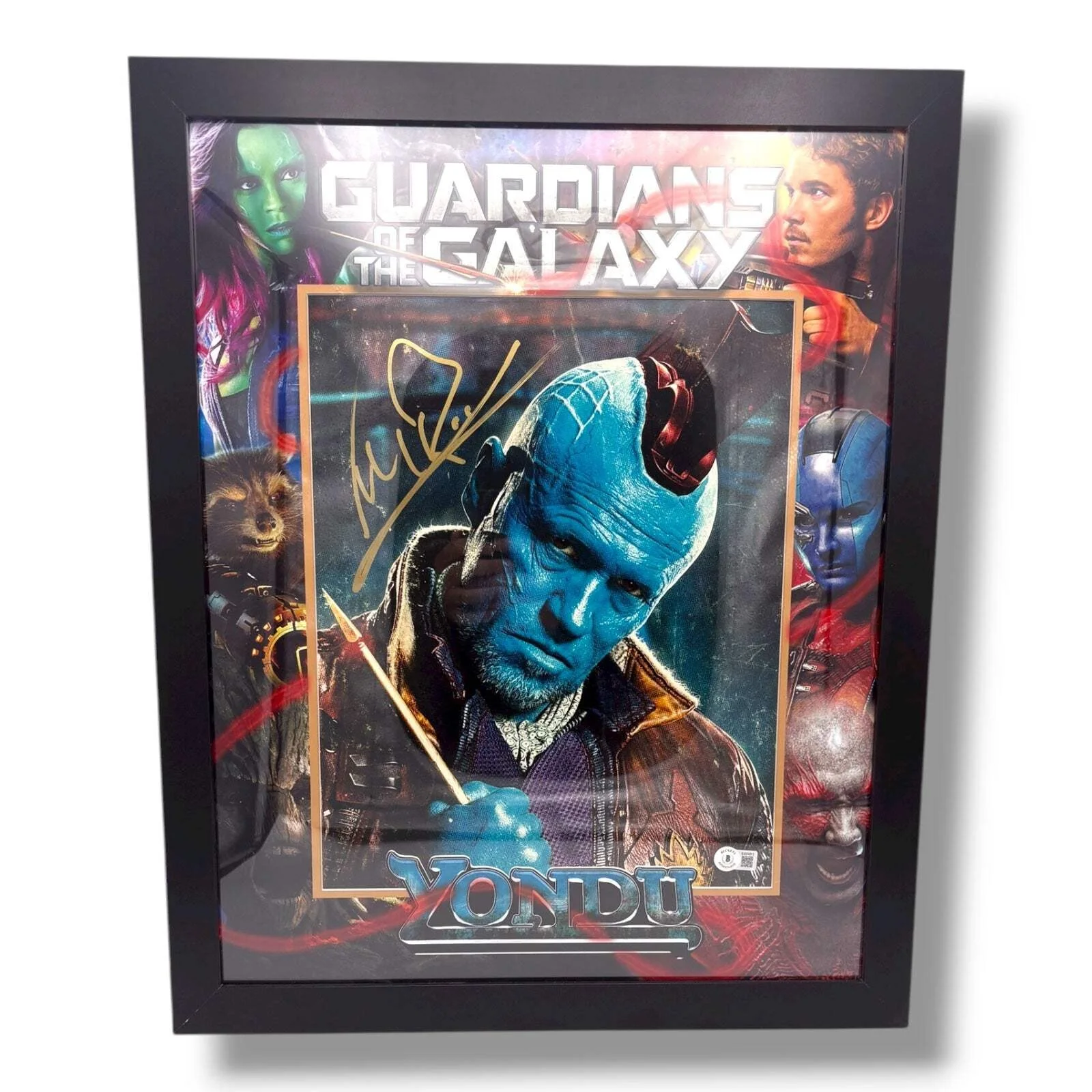 Michael Rooker — Framed GOTG 14'" x 11" Yondu Photo Signed by Michael Rooker (Beckett Certified)
