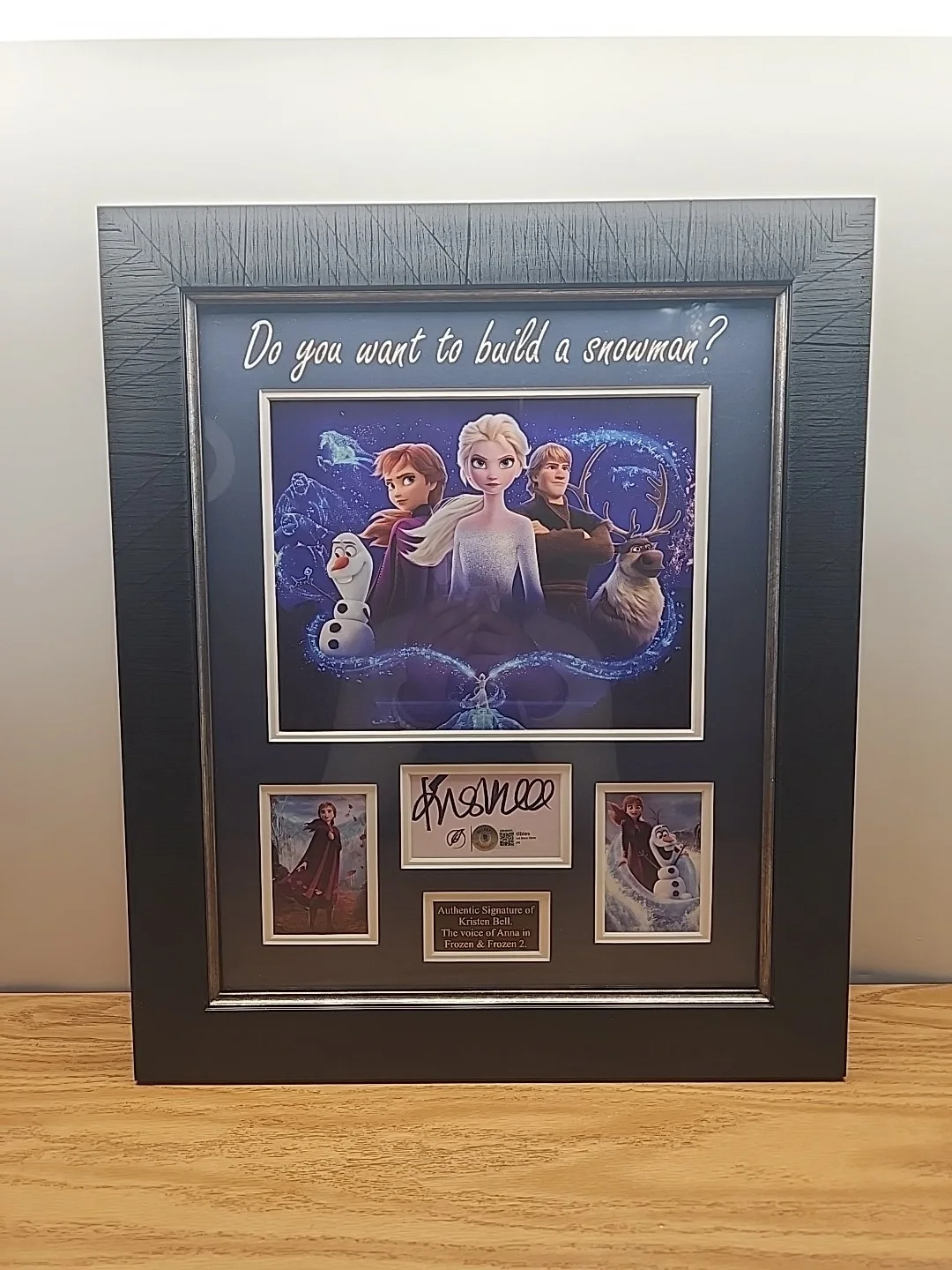 Kristen Bell — Authenticated Kristen Bell Signature Disney's Frozen & Frozen 2 Framed Photo