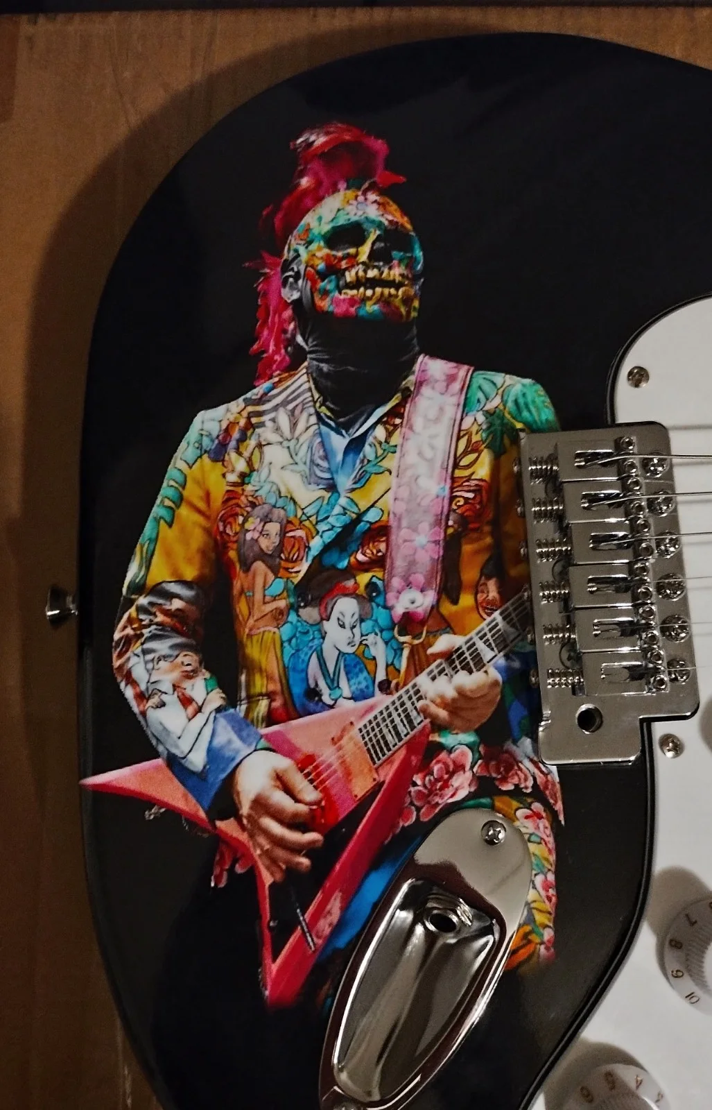 LIMP BIZKIT SIGNED GUITAR WES BORLAND CUSTOM GRAPHICS CD LP STILL SUCKS, изображение 2