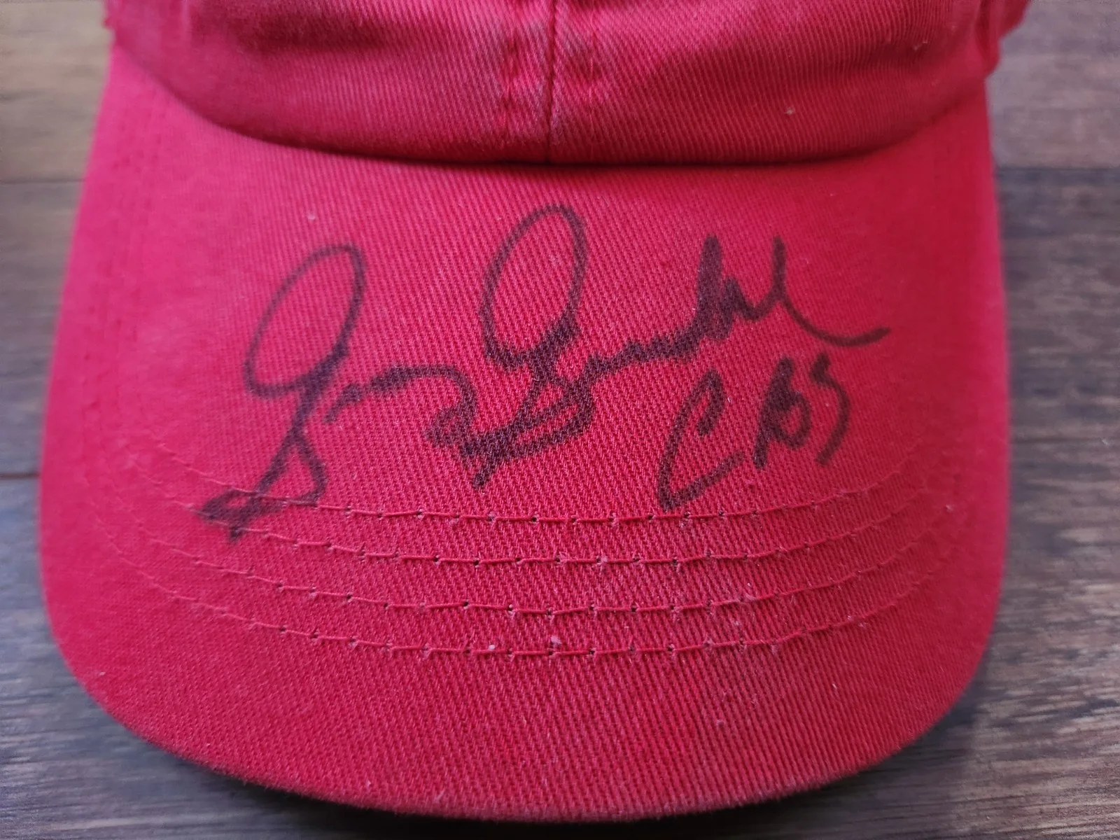Bryant Gumbel — Bryant Gumbel Autographed CBS Sports AX Ahead Extreme Hat JSA COA, изображение 4