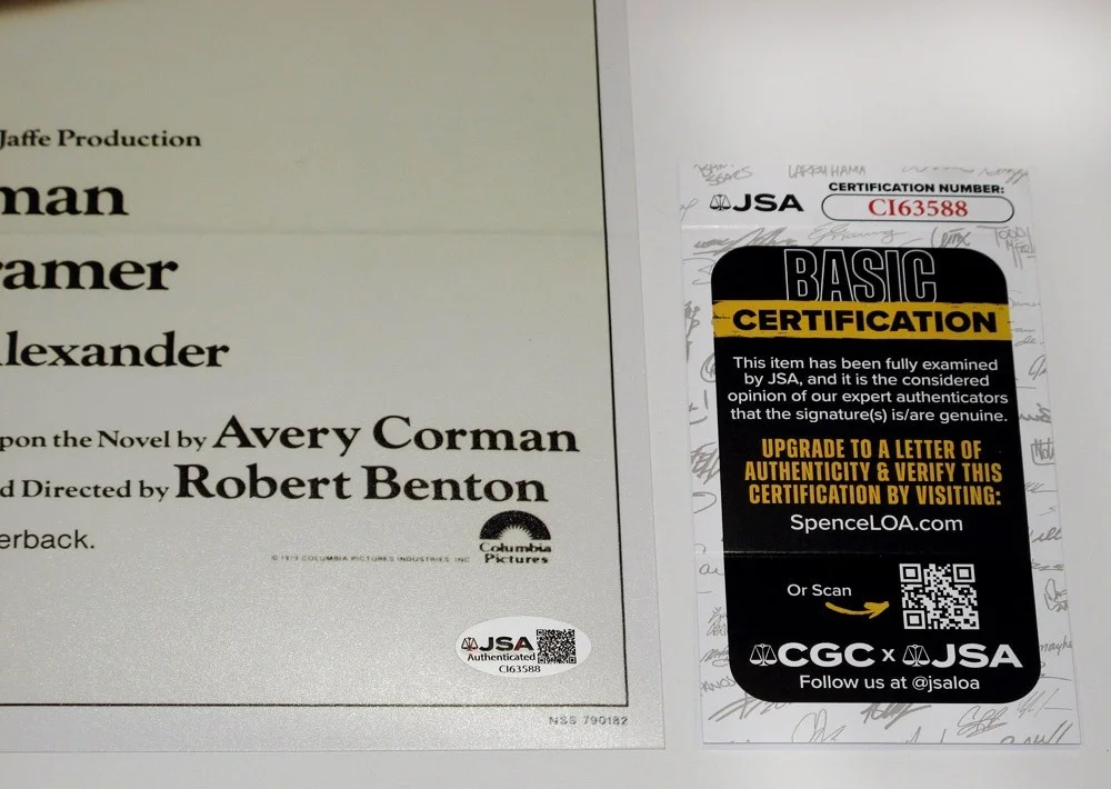 Dustin Hoffman — Dustin Hoffman signed "KRAMER vs. KRAMER" 12x18 Photo AUTOGRAPHED a JSA COA, image 3