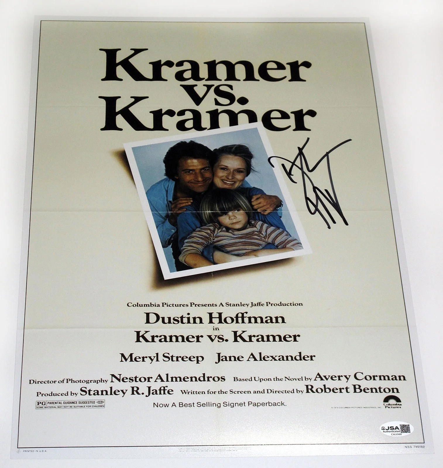 Dustin Hoffman — Dustin Hoffman signed "KRAMER vs. KRAMER" 12x18 Photo AUTOGRAPHED a JSA COA, image 4