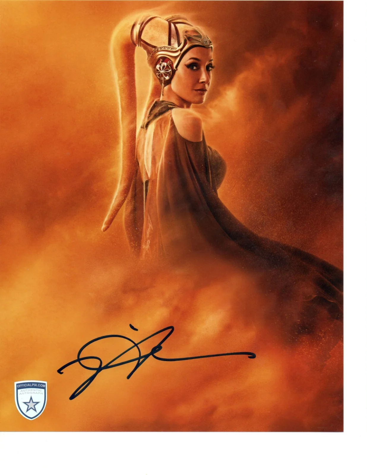 Jennifer Beals — Star Wars Book of Boba Fett of Madam Garsa by Jennifer Beals 8"x10" Signed Photo