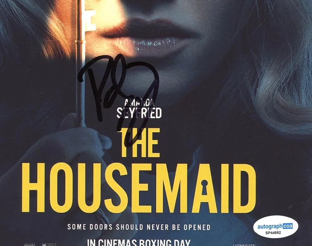 Paul Feig — Paul Feig signed "THE HOUSEMAID" 8x10 Photo EXT PROOF b Amanda Seyfried ACOA COA, изображение 5