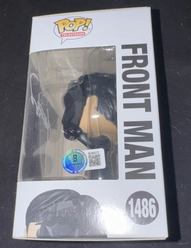 Lee Byung-Hun — Lee Byung-Hun signed Front Man funko 1486 Squid Games poster photo BAS Beckett, изображение 2