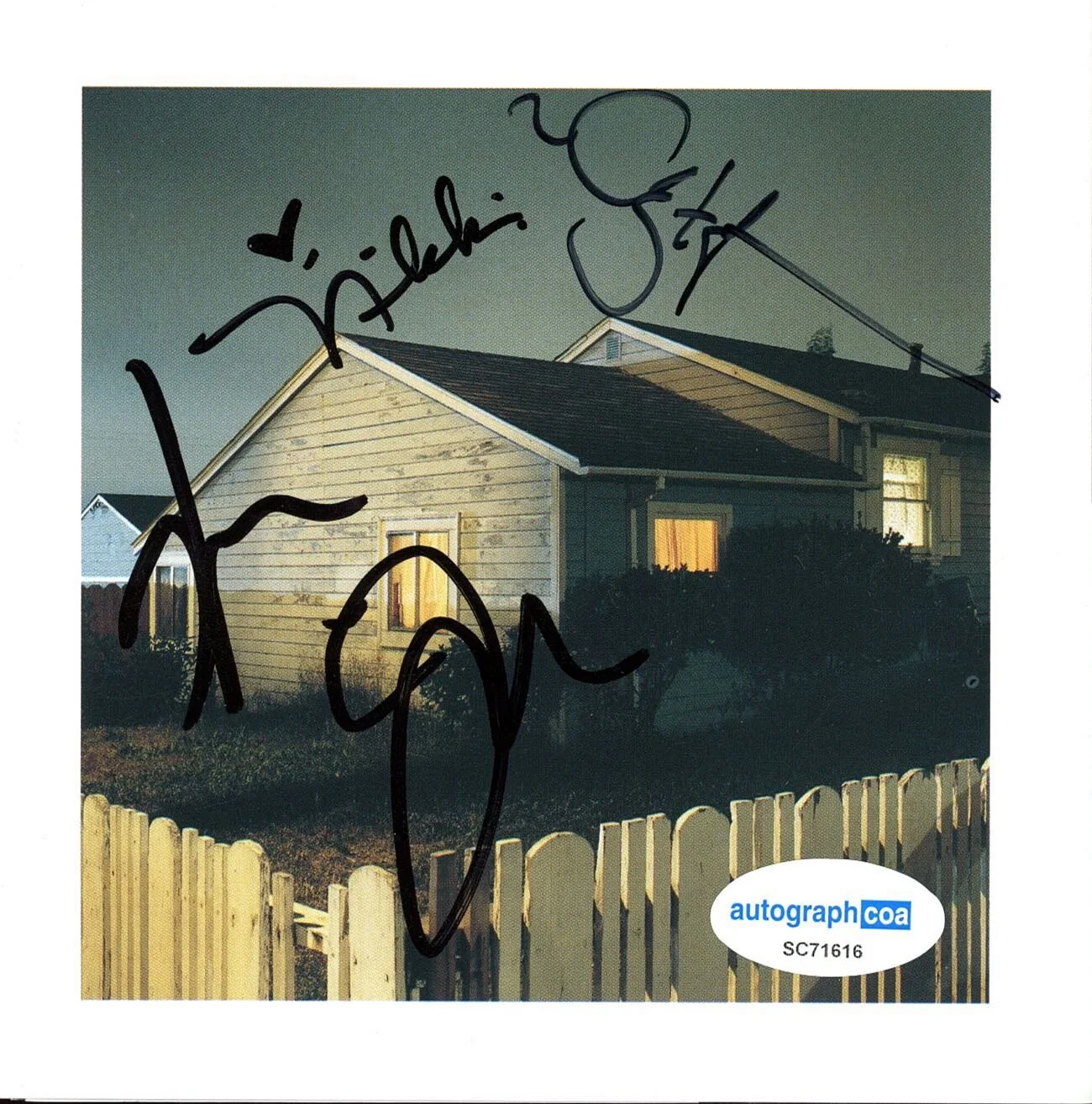 Silversun Pickups — Silversun Pickups All 4 Signed "Neck Of the Woods" CD BOOKLET Brian Aubert ACOA, изображение 3