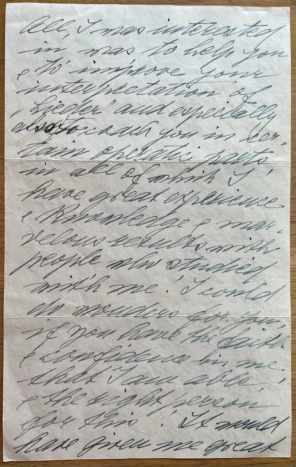 Opera Soprano Margaret Matzenauer Autograph Letter, image 2