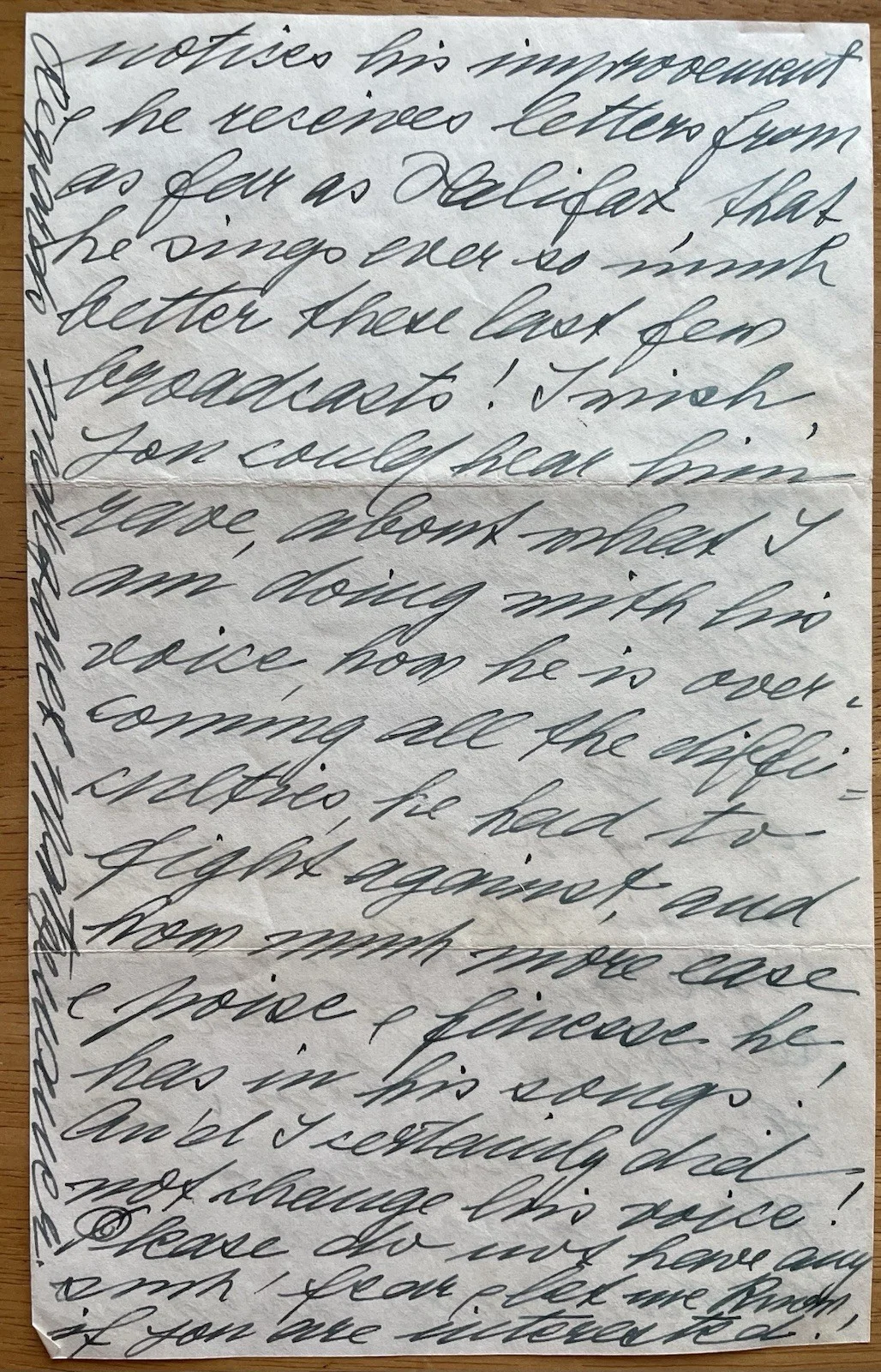 Opera Soprano Margaret Matzenauer Autograph Letter, image 4