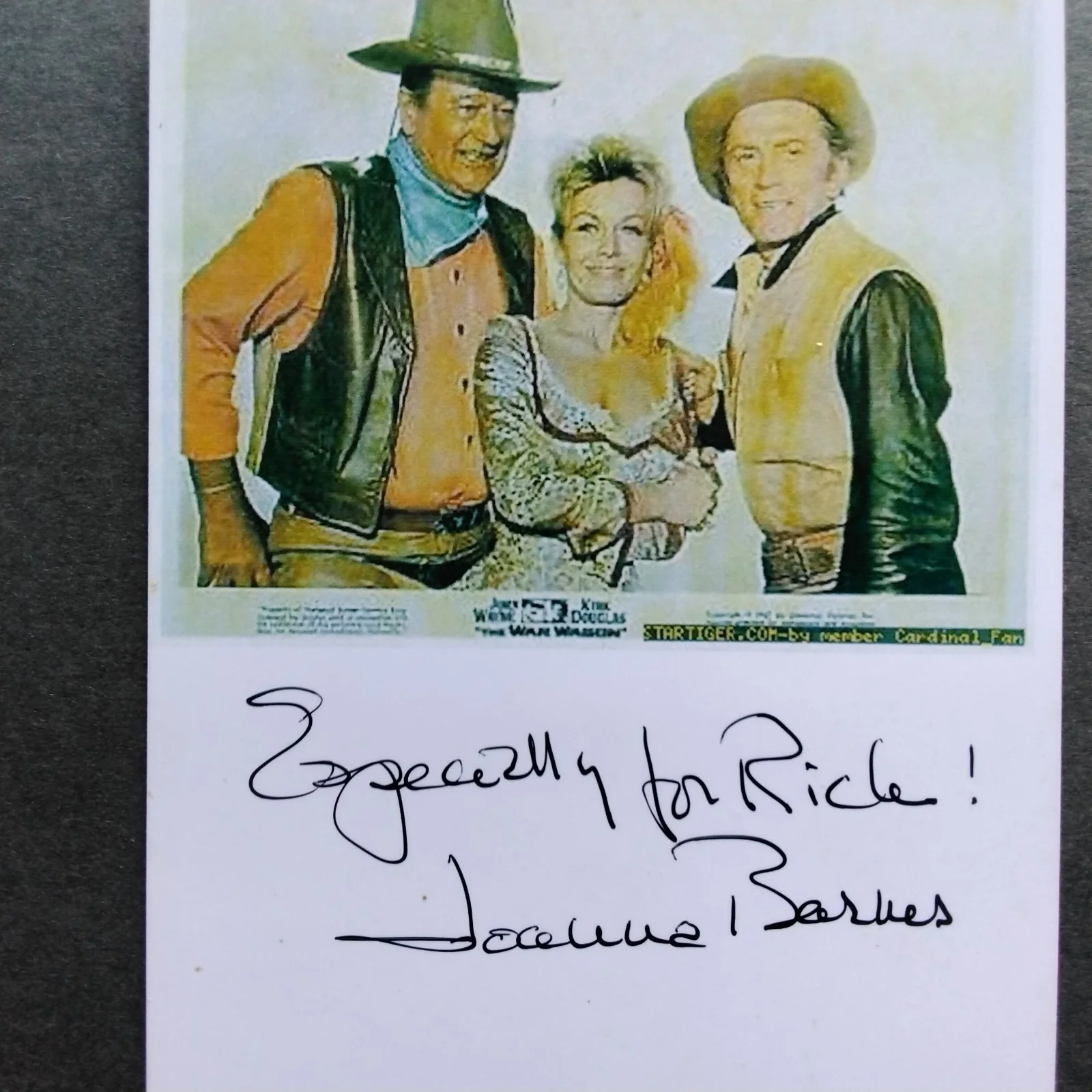 Joanna Barnes SIGNED Photo TV Movie Actress War Wagon Tarzan Spartacus Cheers, изображение 2