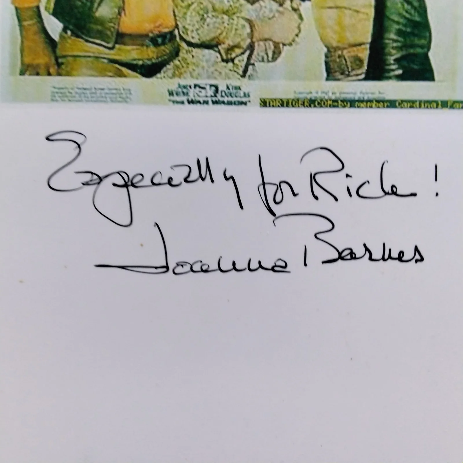 Joanna Barnes SIGNED Photo TV Movie Actress War Wagon Tarzan Spartacus Cheers, изображение 4