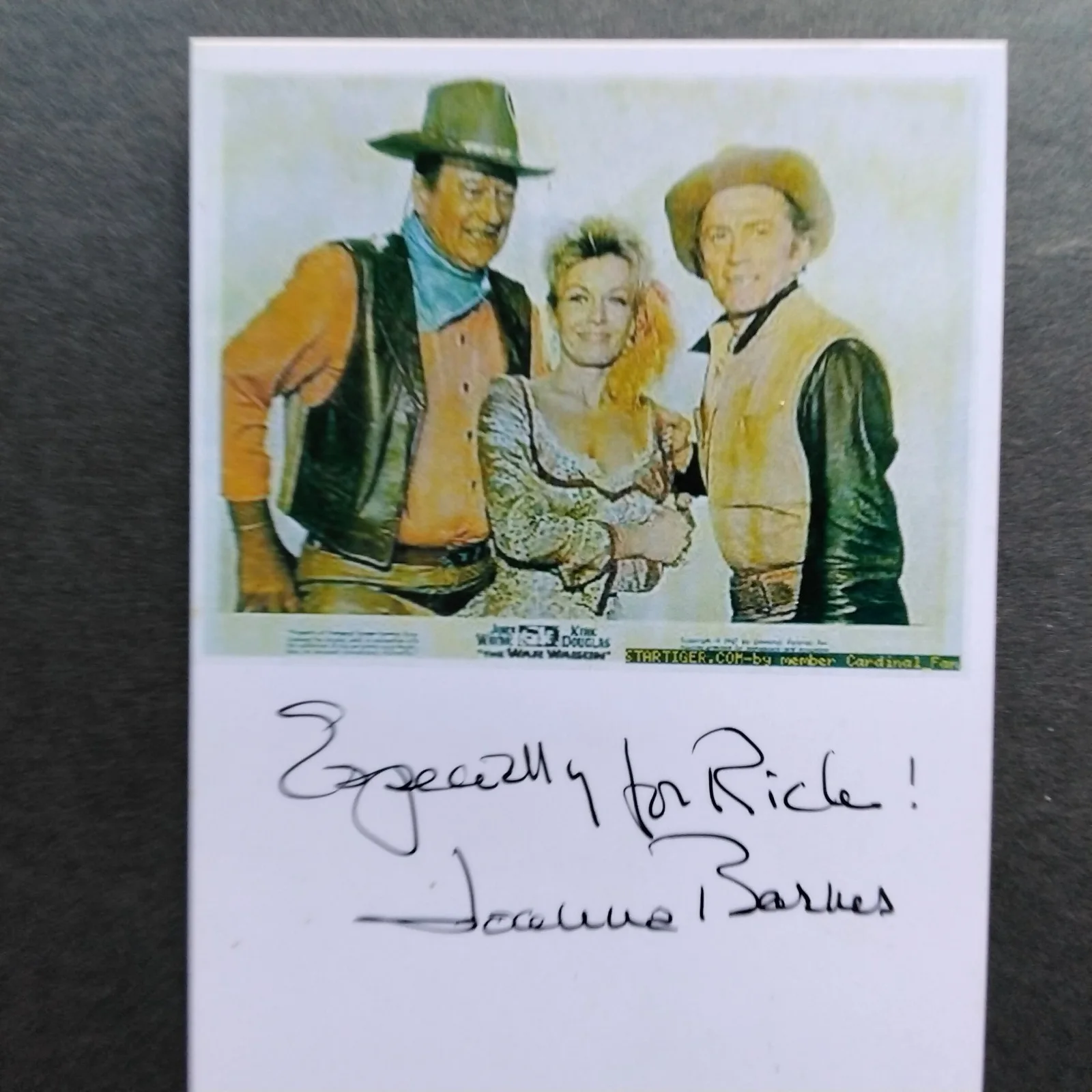 Joanna Barnes SIGNED Photo TV Movie Actress War Wagon Tarzan Spartacus Cheers, изображение 5