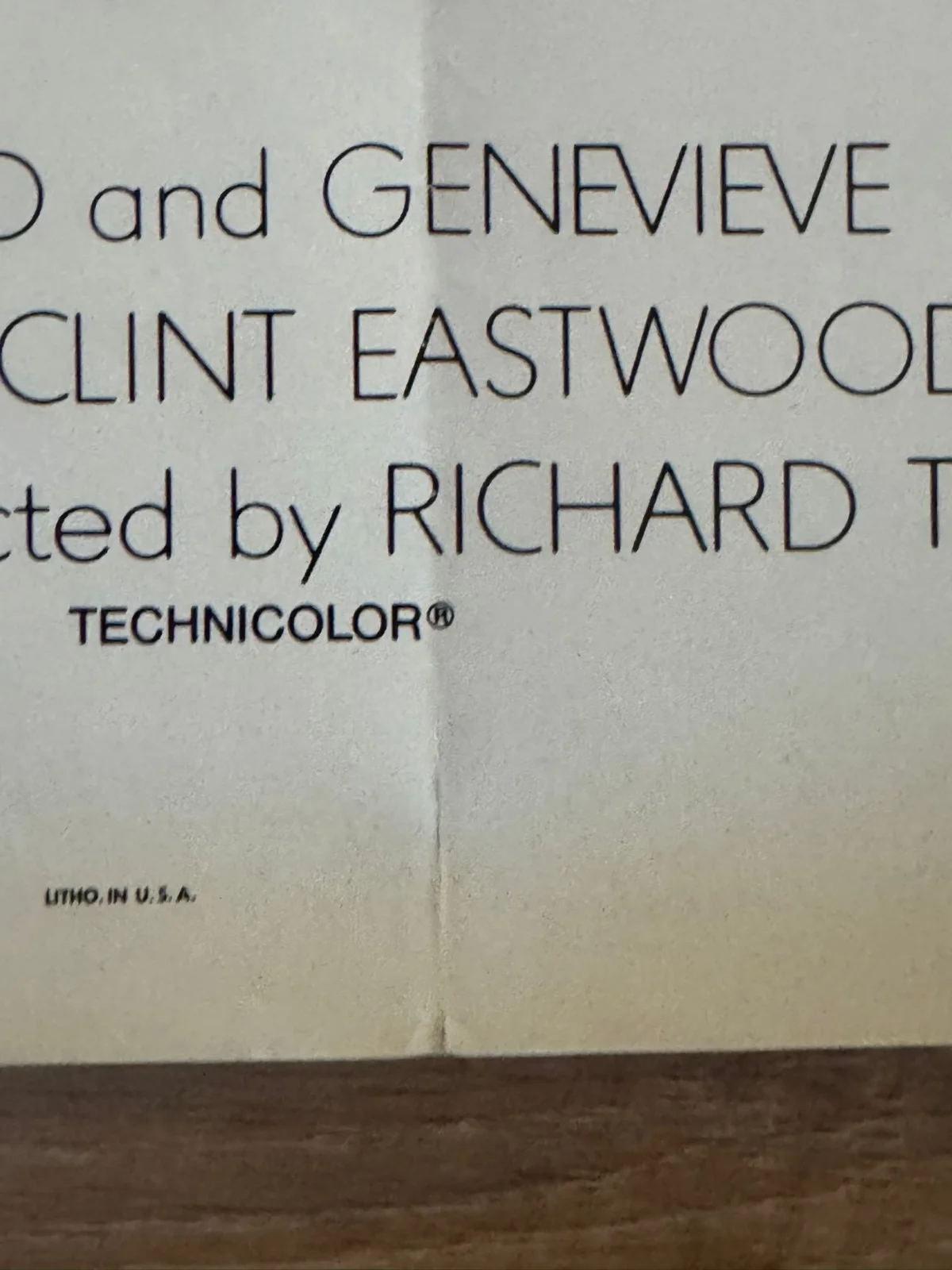 Original Clint Eastwood- Tightrope. Film Poster 1984, изображение 2