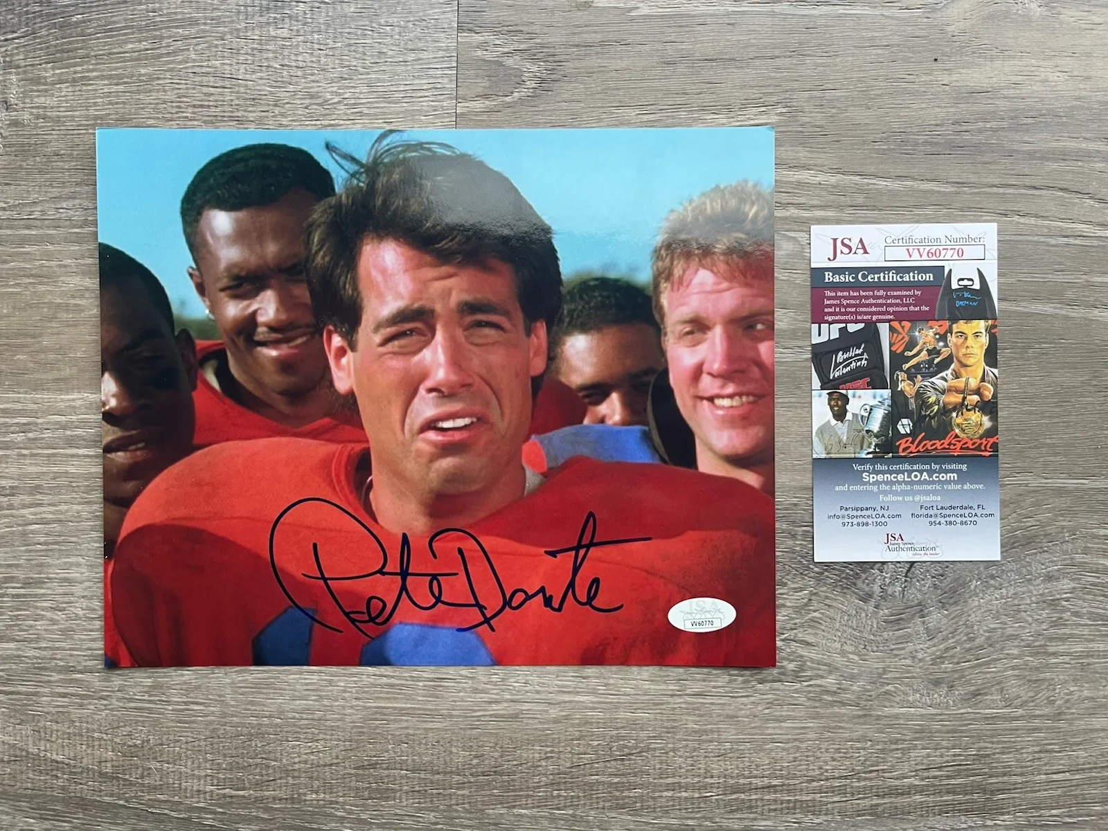 Peter Dante — Peter Dante Signed Waterboy 8x10 Photo JSA COA Gee Grenouille