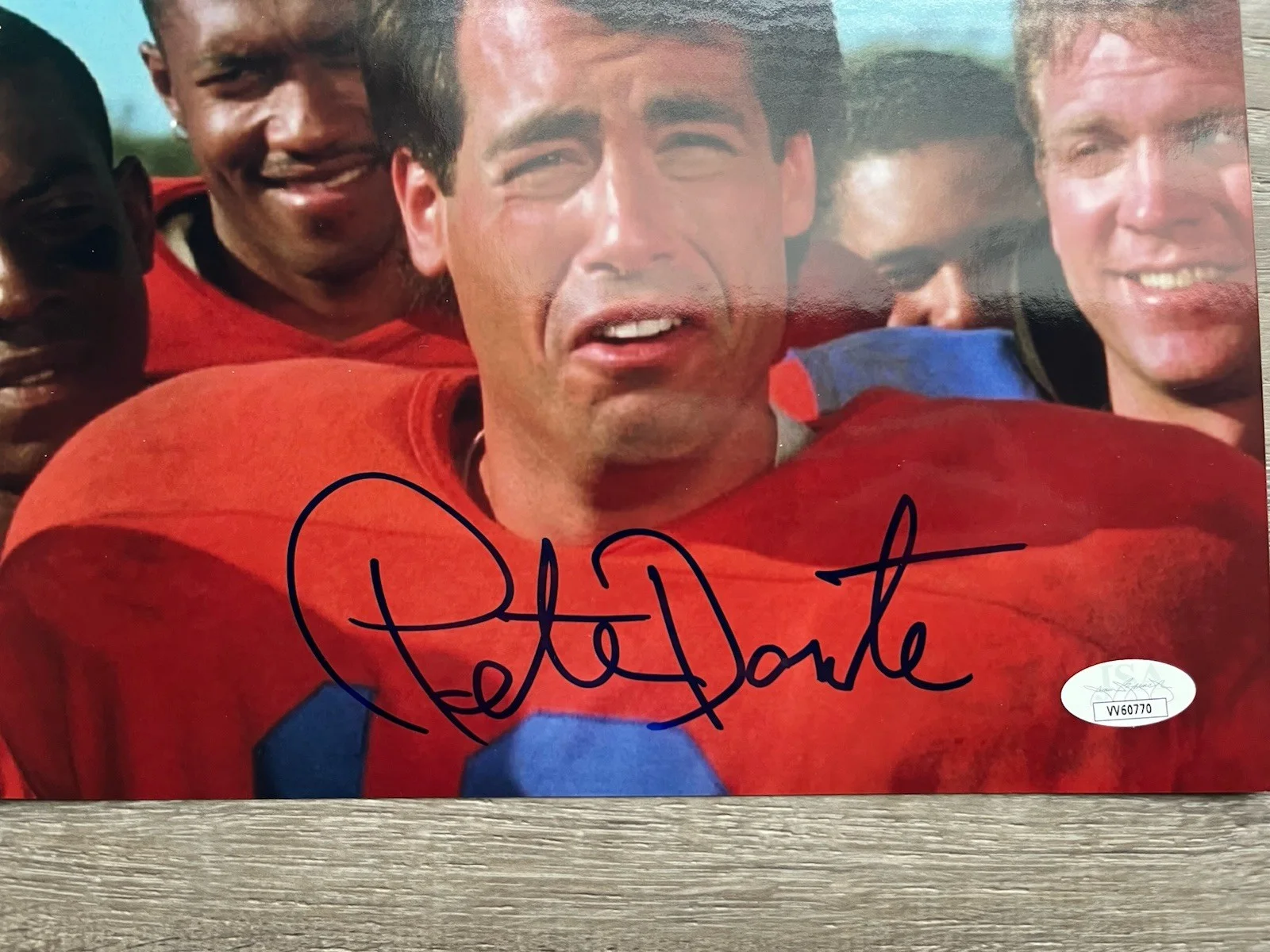 Peter Dante — Peter Dante Signed Waterboy 8x10 Photo JSA COA Gee Grenouille, изображение 3