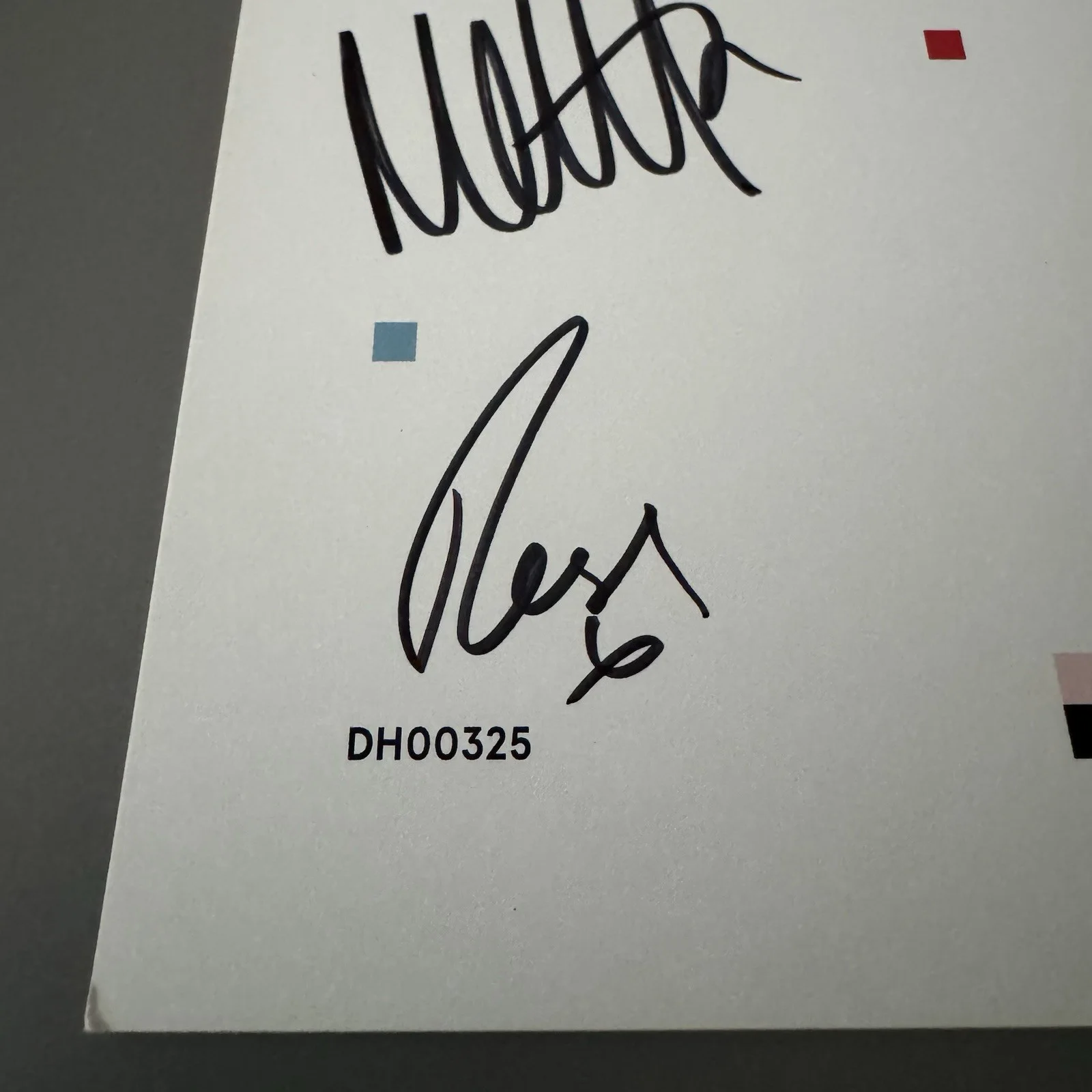The 1975 A Brief Inquiry Into Online Relationship Autograph Card Matty Healy 8x6, image 3