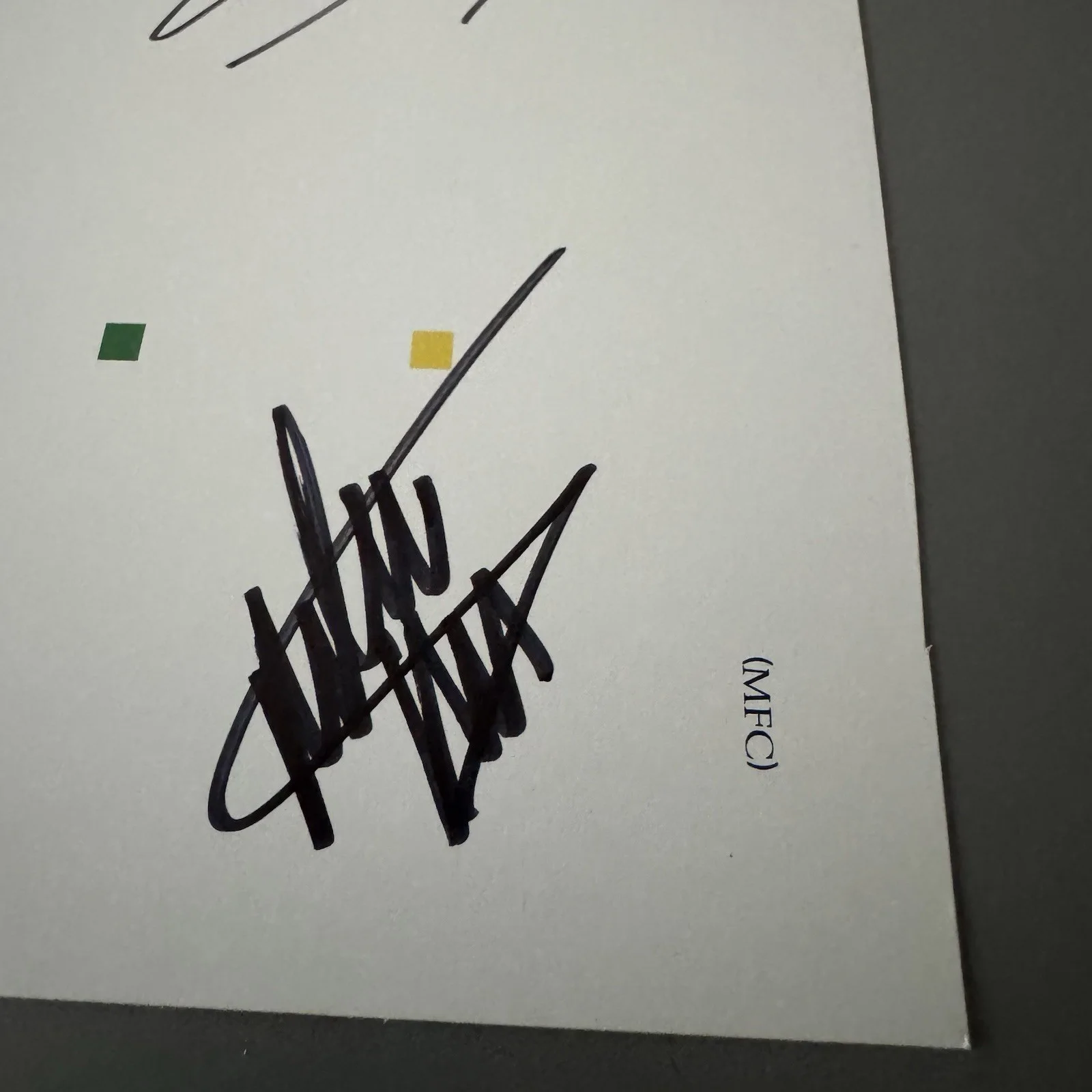 The 1975 A Brief Inquiry Into Online Relationship Autograph Card Matty Healy 8x6, image 4