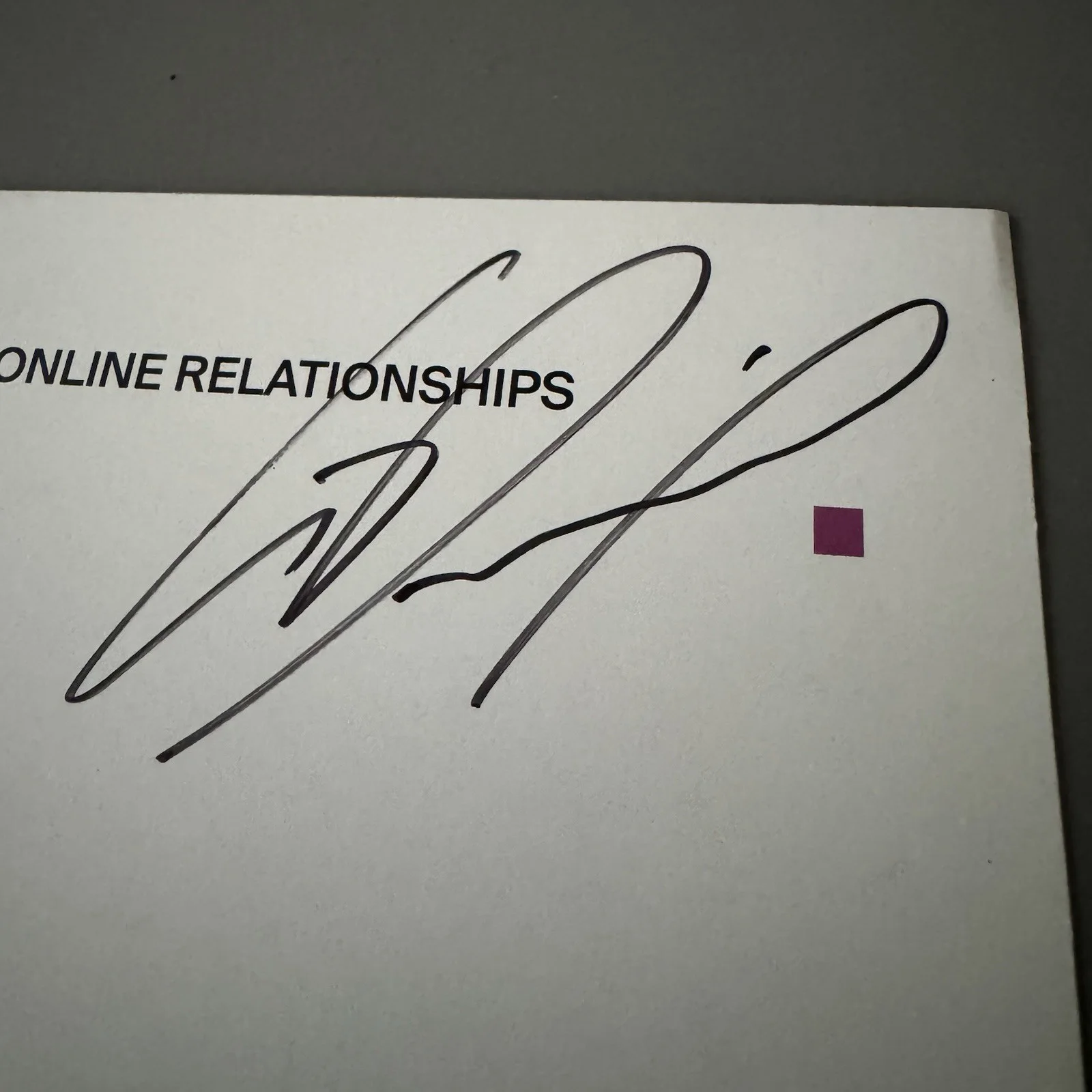 The 1975 A Brief Inquiry Into Online Relationship Autograph Card Matty Healy 8x6, image 5