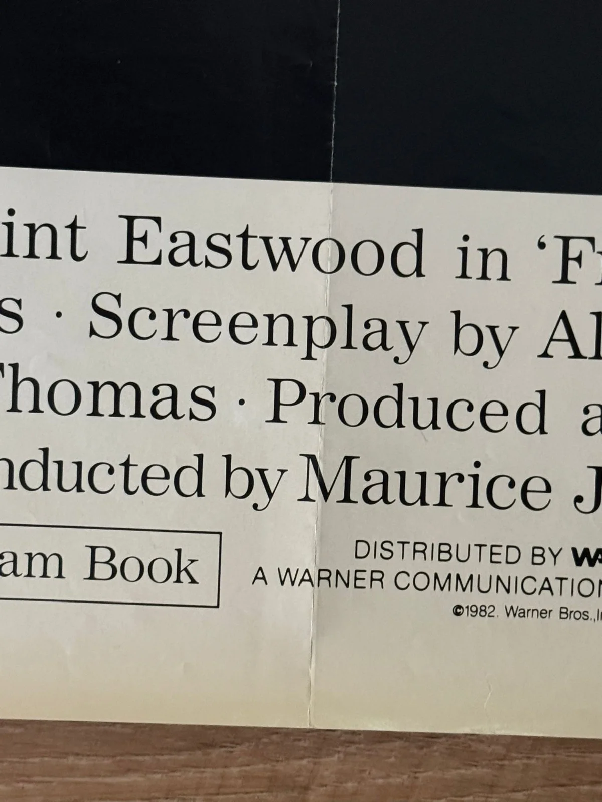 Original Clint Eastwood-Firefox USA film poster 1982., image 4