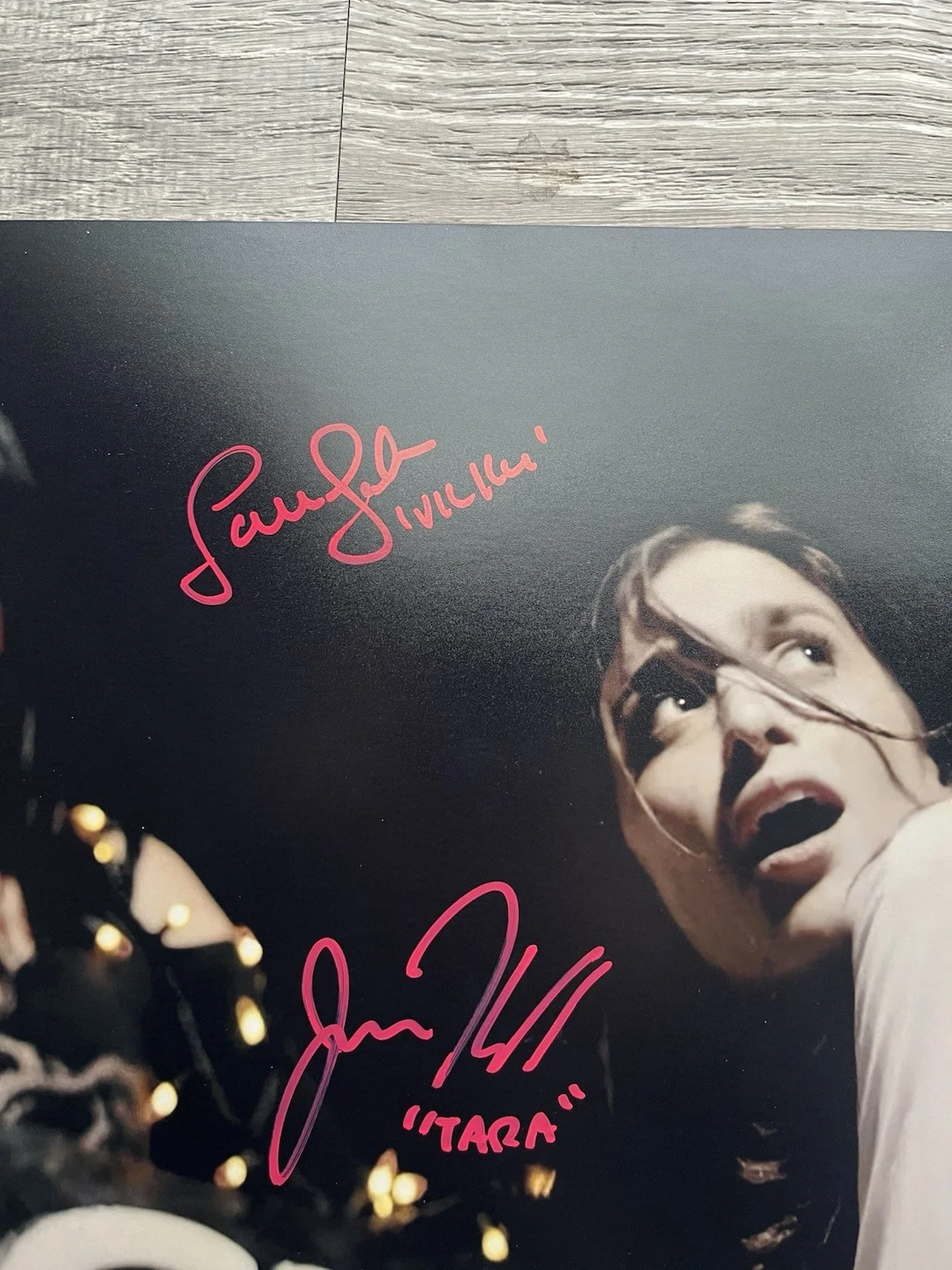 Samantha Scaffidi — Samantha Scaffidi Jenna Kanell Signed Terrifier 11x14 Photo JSA Art The Clown, image 4
