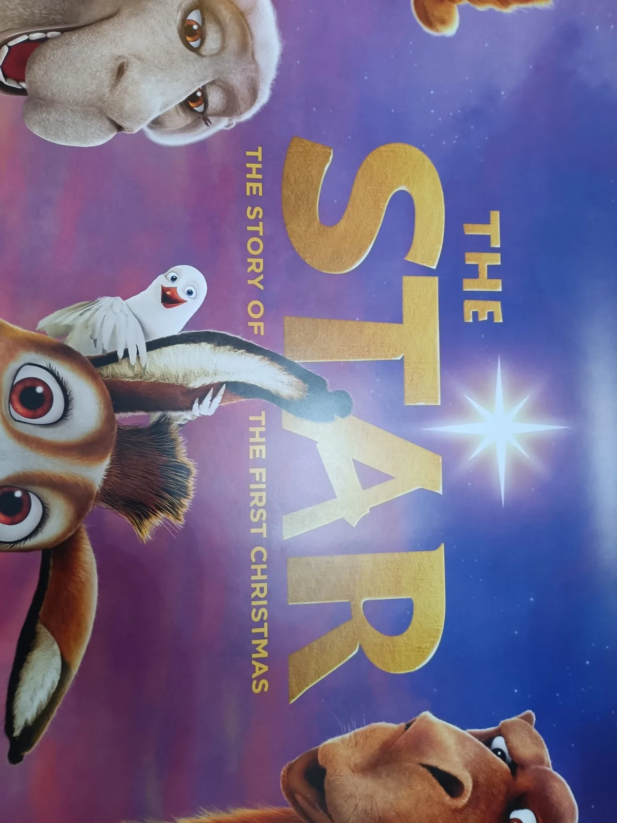 The Star Original Cinema Poster – Animated Christmas Movie – Rare Collectible, изображение 2