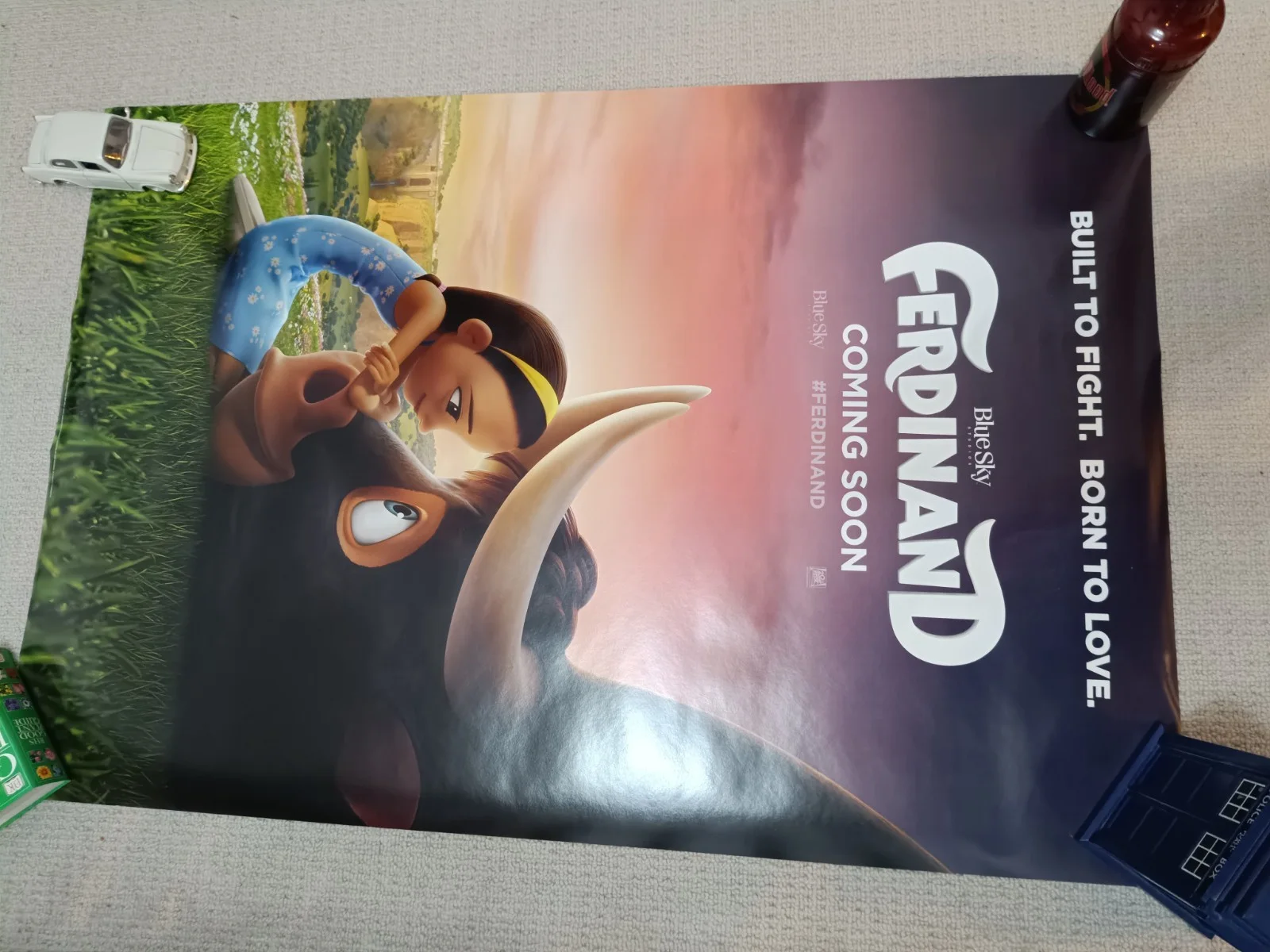 Ferdinand Original Cinema one sheet Poster – Built to Fight, Born to Love, изображение 2