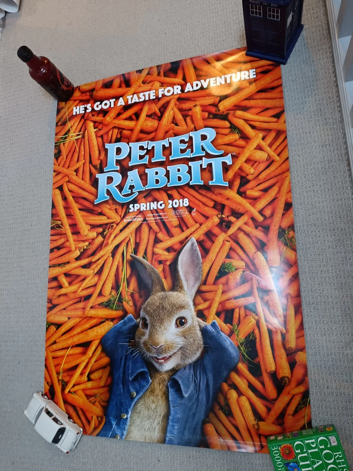 Peter Rabbit Original one sheet Movie Poster – Rare Collectible, image 2