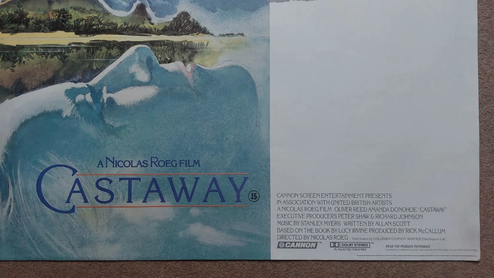 Castaway Original UK Quad Poster, image 4