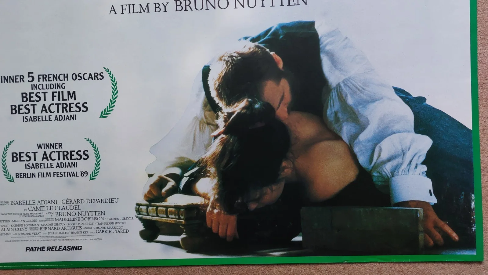 Camille Claudel Original UK Quad Poster, image 4