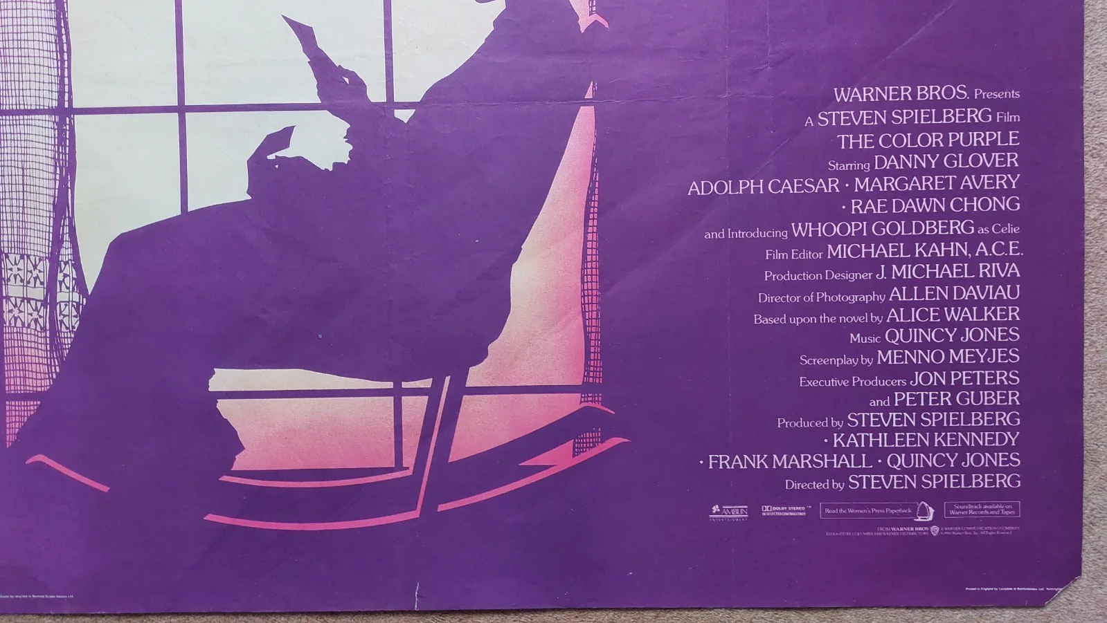 The Color Purple Original UK Quad Poster, изображение 4