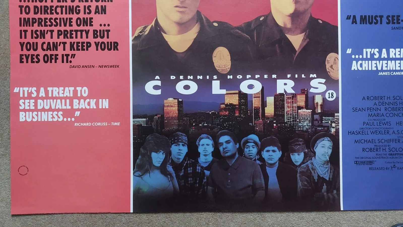Colors Original UK Quad Poster, image 3