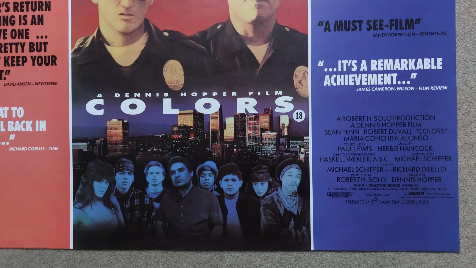 Colors Original UK Quad Poster, image 4