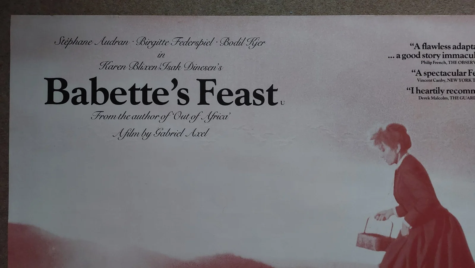 Babette's Feast Original UK Quad Poster, image 2