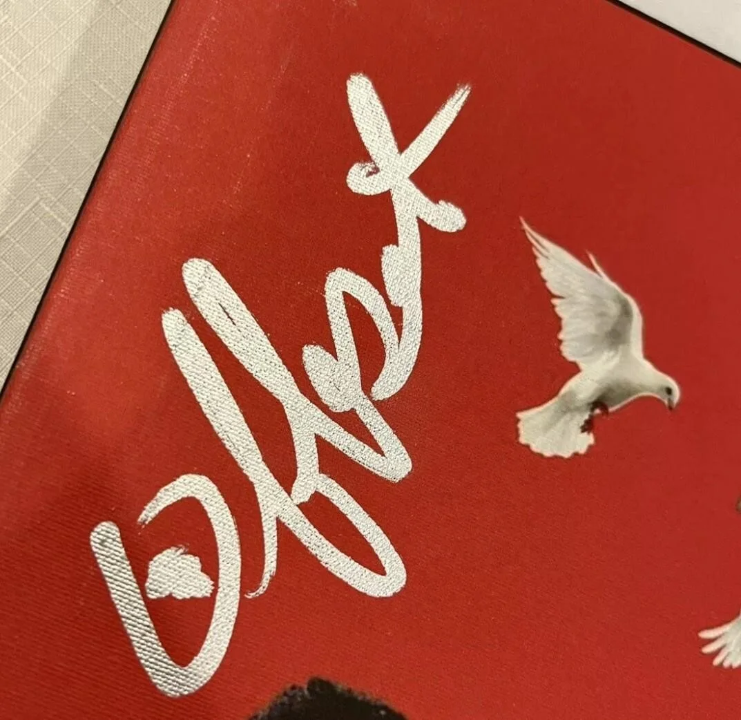 OFFSET SIGNED “CULTURE 2” VINYL 12X12 CANVAS ALBUM MIGOS TAKEOFF - PSA/DNA COA, image 2