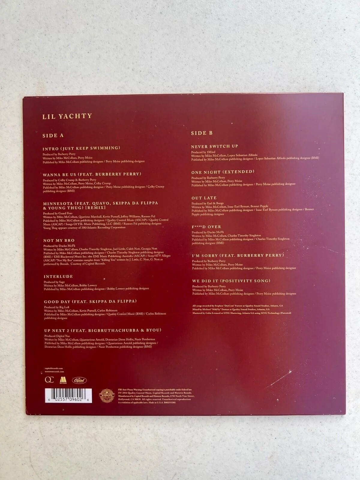 LIL YACHTY SIGNED “LIL BOAT” VINYL W/ EXACT VIDEO PROOF ALBUM MINNESOTA RAP, изображение 3