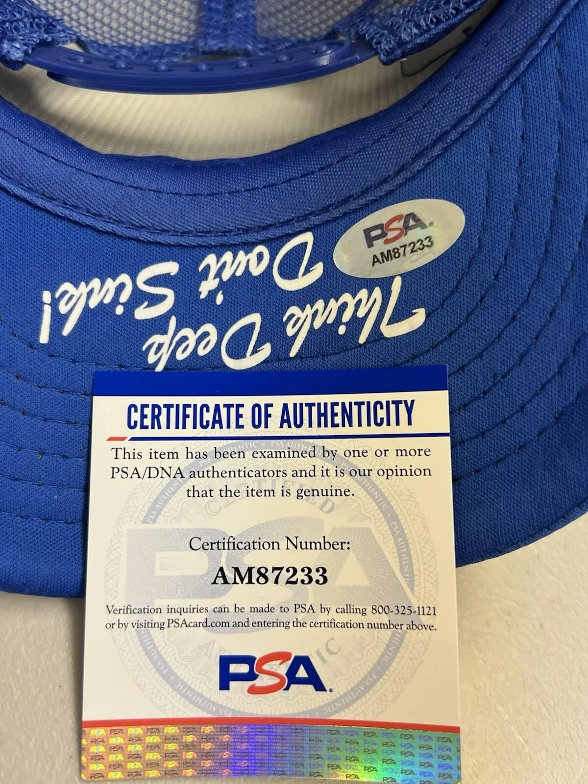 COLE BENNETT SIGNED LYRICAL LEMONADE HAT JUICE WRLD AUTOGRAPH - PSA/DNA COA, image 2