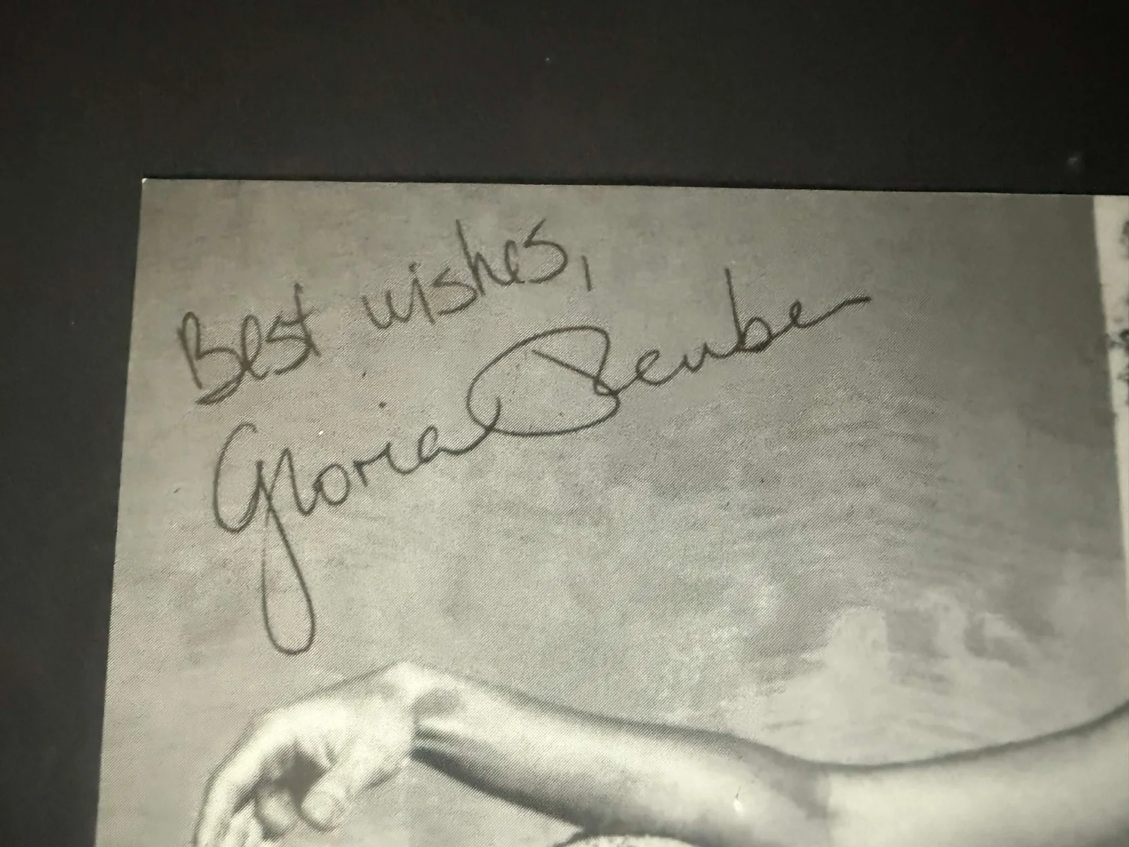GLORIA REUBEN SIGNED AUTOGRAPH AUTO B&W PHOTO 5X7" CANADIAN ACTRESS, image 2