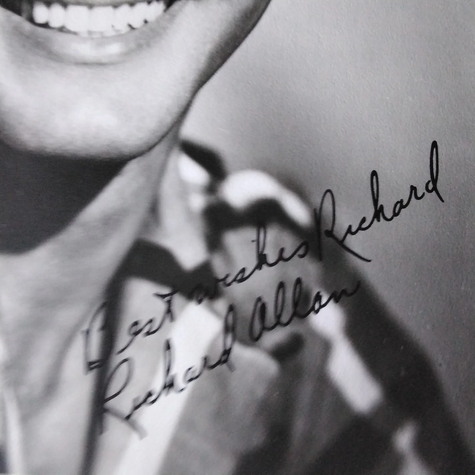 Richard Allan SIGNED DW Photo 50s Movie Actor Niagara Monroe Song in My Heart, изображение 5