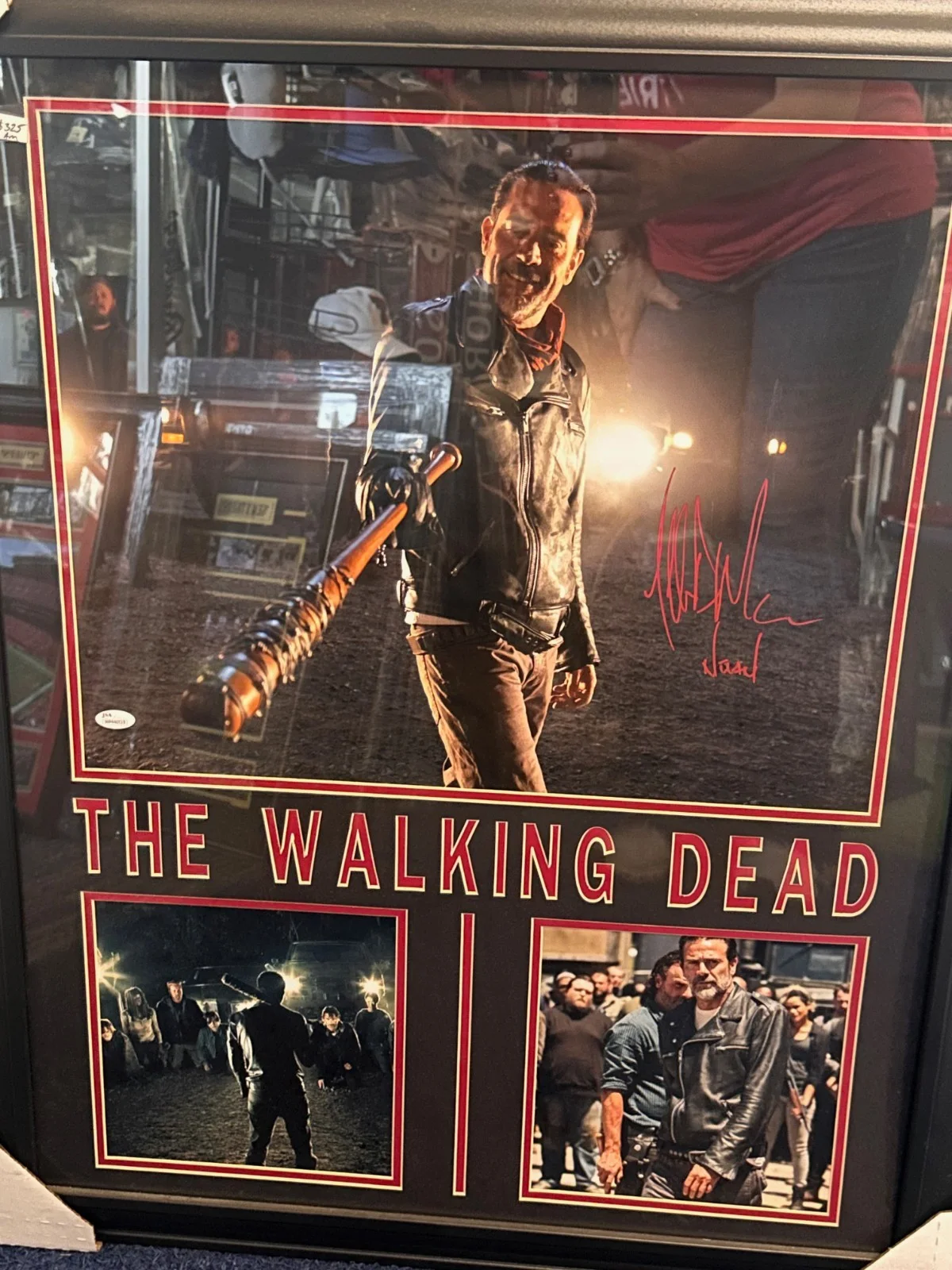 Jeffrey Dean Morgan — Negan "The Walking Dead" Jeffrey Dean Morgan Signed Framed Picture Custom COA, изображение 2