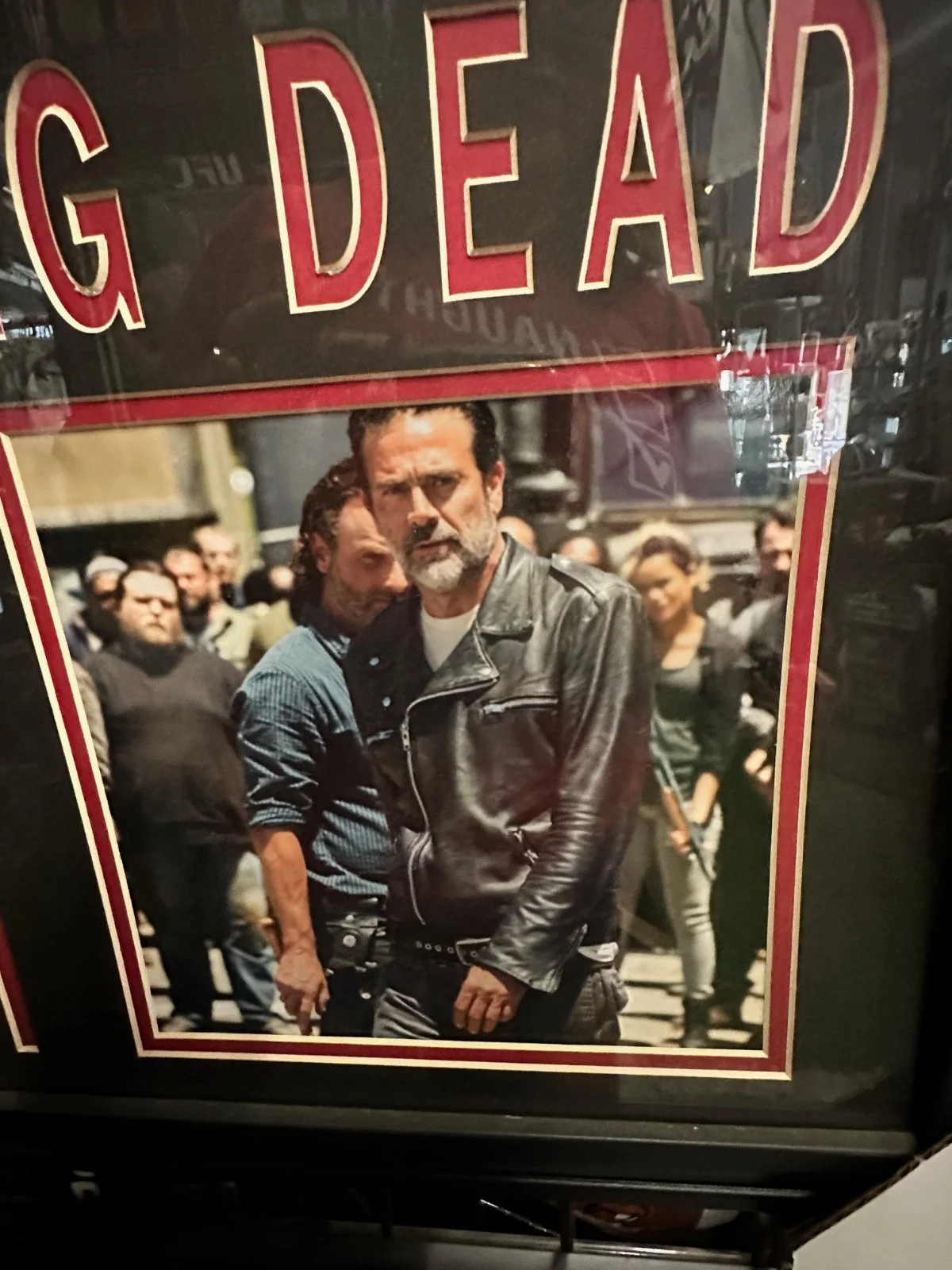 Jeffrey Dean Morgan — Negan "The Walking Dead" Jeffrey Dean Morgan Signed Framed Picture Custom COA, изображение 4