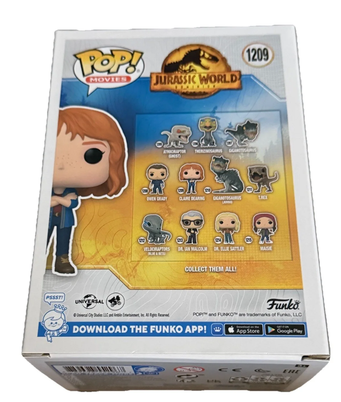 BRYCE DALLAS HOWARD signed (JURASSIC PARK) Funko Pop #1209 BECKETT BAS BS60026, image 4