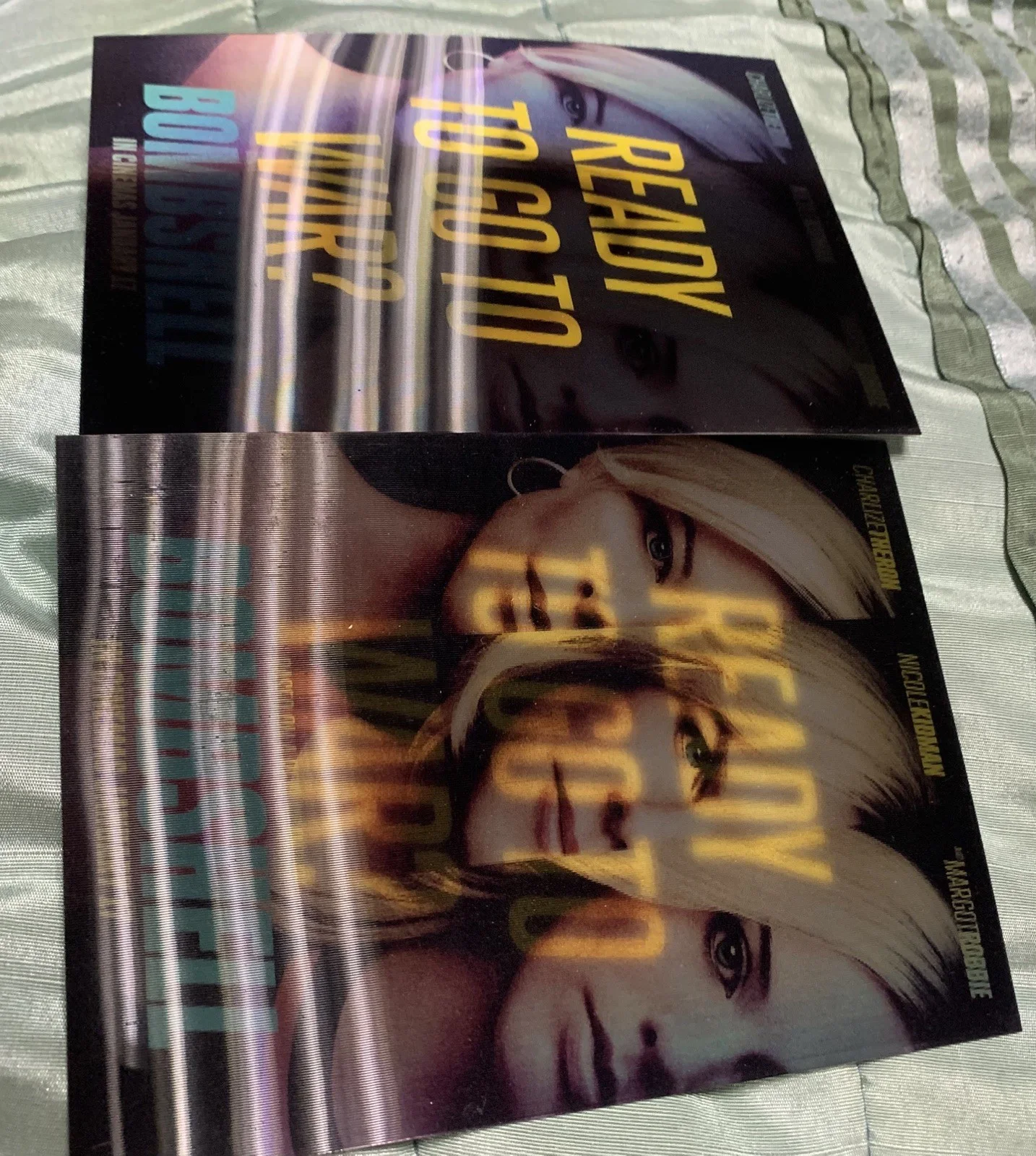 Bombshell hollographic postcards Margot Robbie Nicole Kidman Charlize Theron, image 5