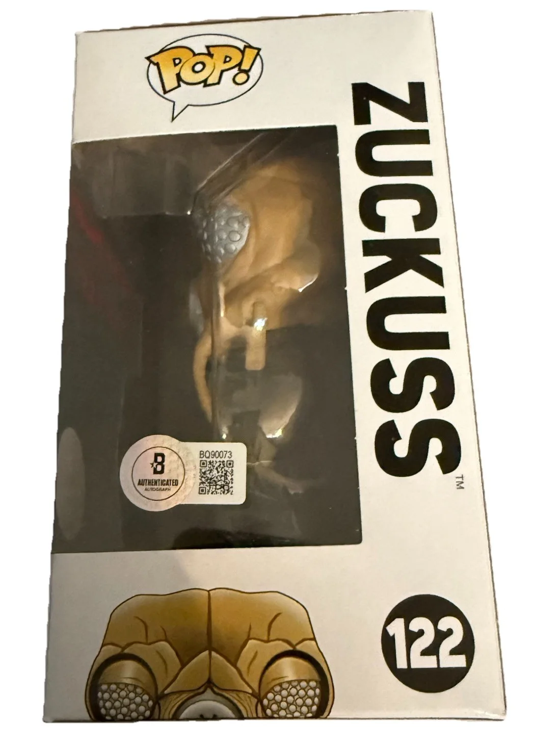 CATHERINE MUNROE signed (STAR WARS) Zuckuss Funko Pop #122 BECKETT BAS BQ90073, image 2
