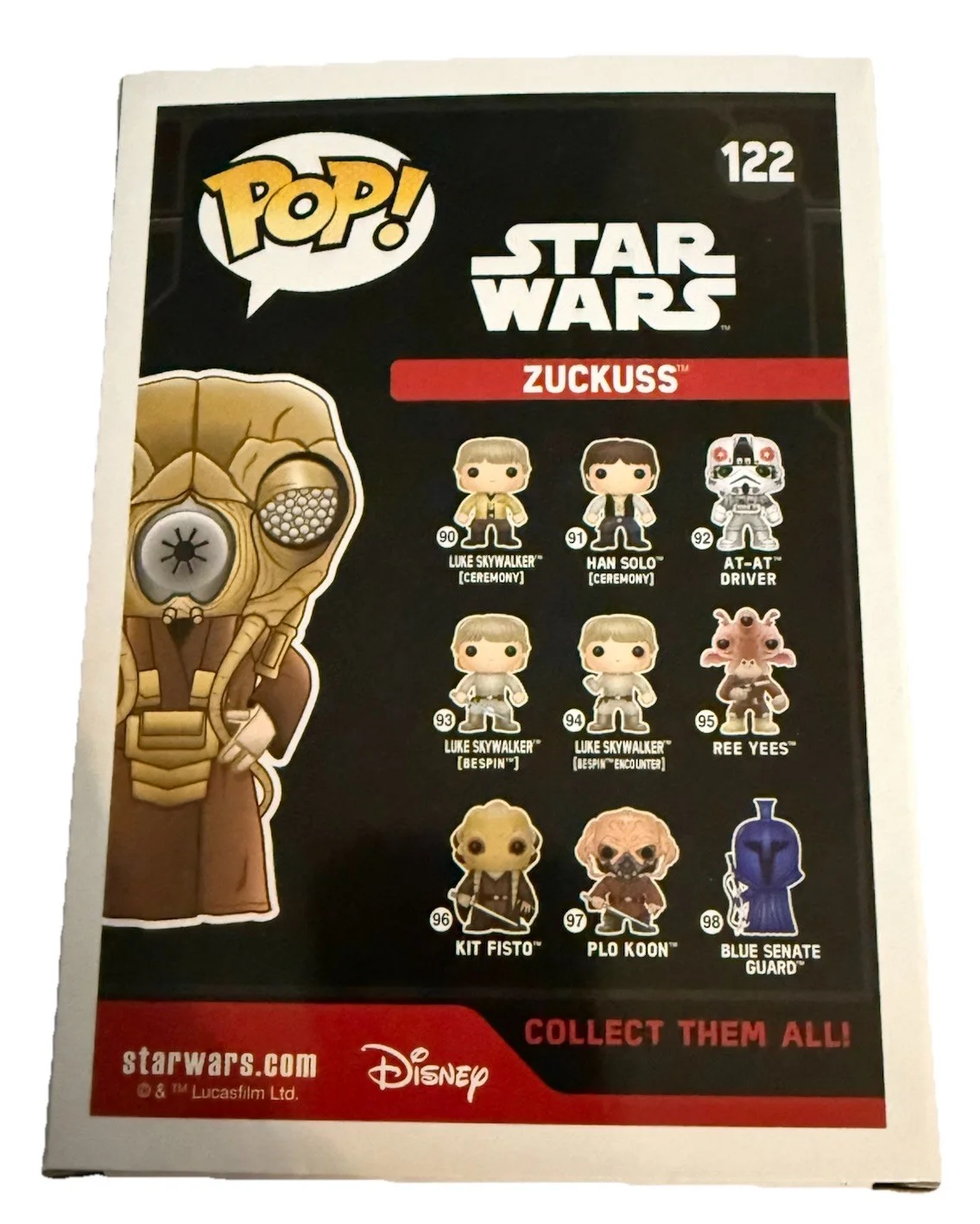 CATHERINE MUNROE signed (STAR WARS) Zuckuss Funko Pop #122 BECKETT BAS BQ90073, image 4