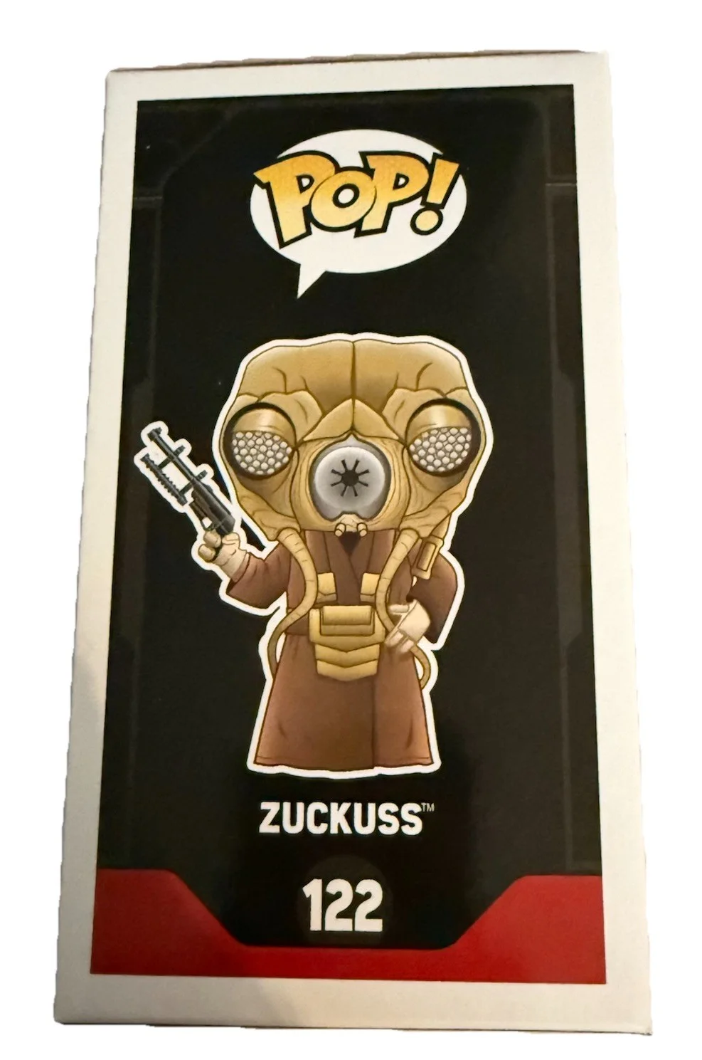 CATHERINE MUNROE signed (STAR WARS) Zuckuss Funko Pop #122 BECKETT BAS BQ90073, image 5