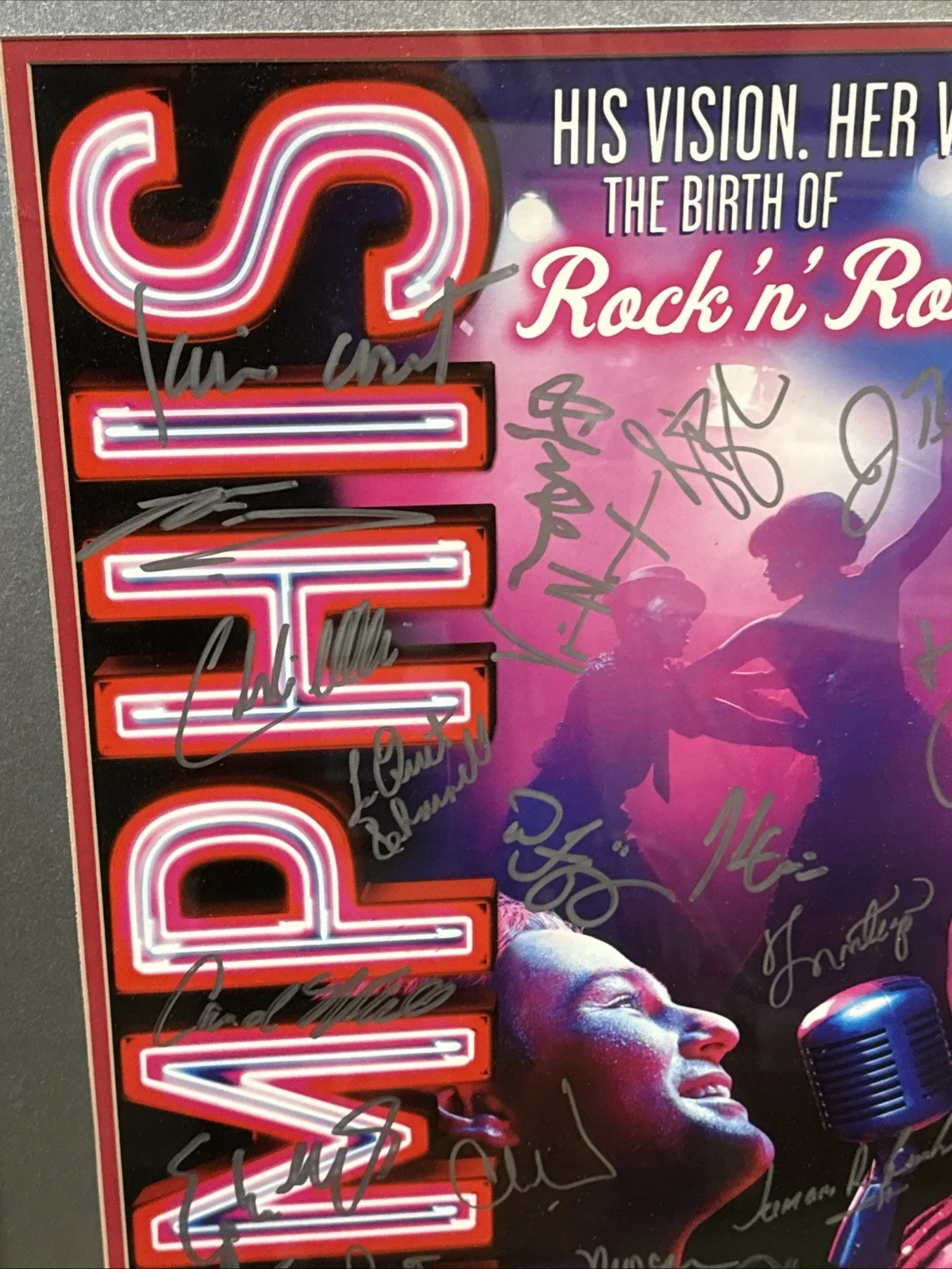 Memphis the Broadway musical 2009 signed windowcard OBC Montego Glover Kimball, изображение 4
