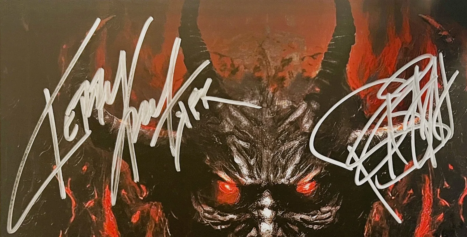KERRY KING From Hell I Rise Signed By All 5 New RARE Lithograph Poster! SLAYER, изображение 2