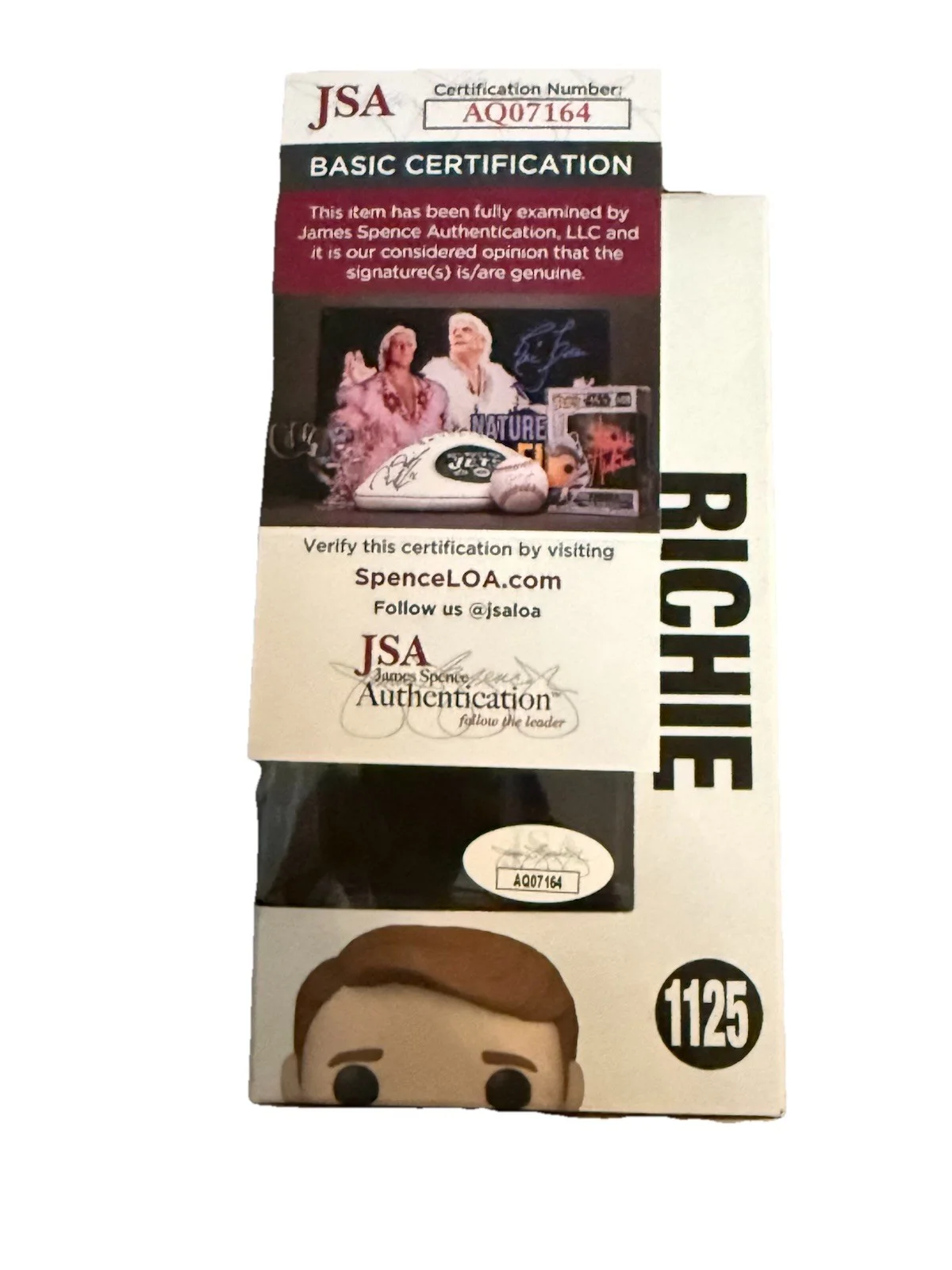 RON HOWARD signed (HAPPY DAYS) autographed Richie Funko Pop #1125 JSA AQ07164, image 2