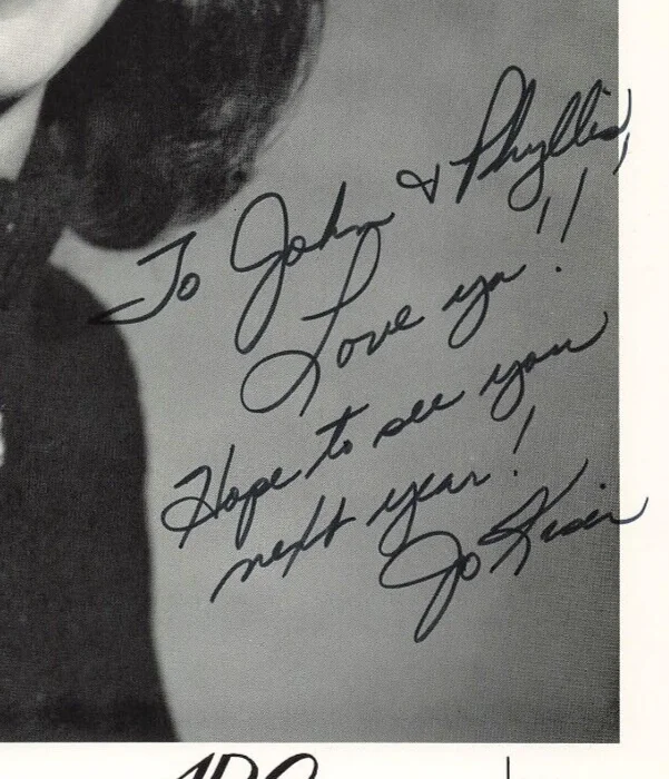 Jo Kiser 1970s Autographed Press Photo Country Music Hand Signed Pin Up *P75c, image 2