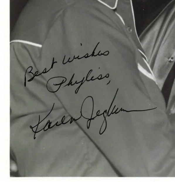 Karen Jeglum Gene Kennedy 1980s Autographed Press Photo Hand Signed Music *P75c, изображение 2
